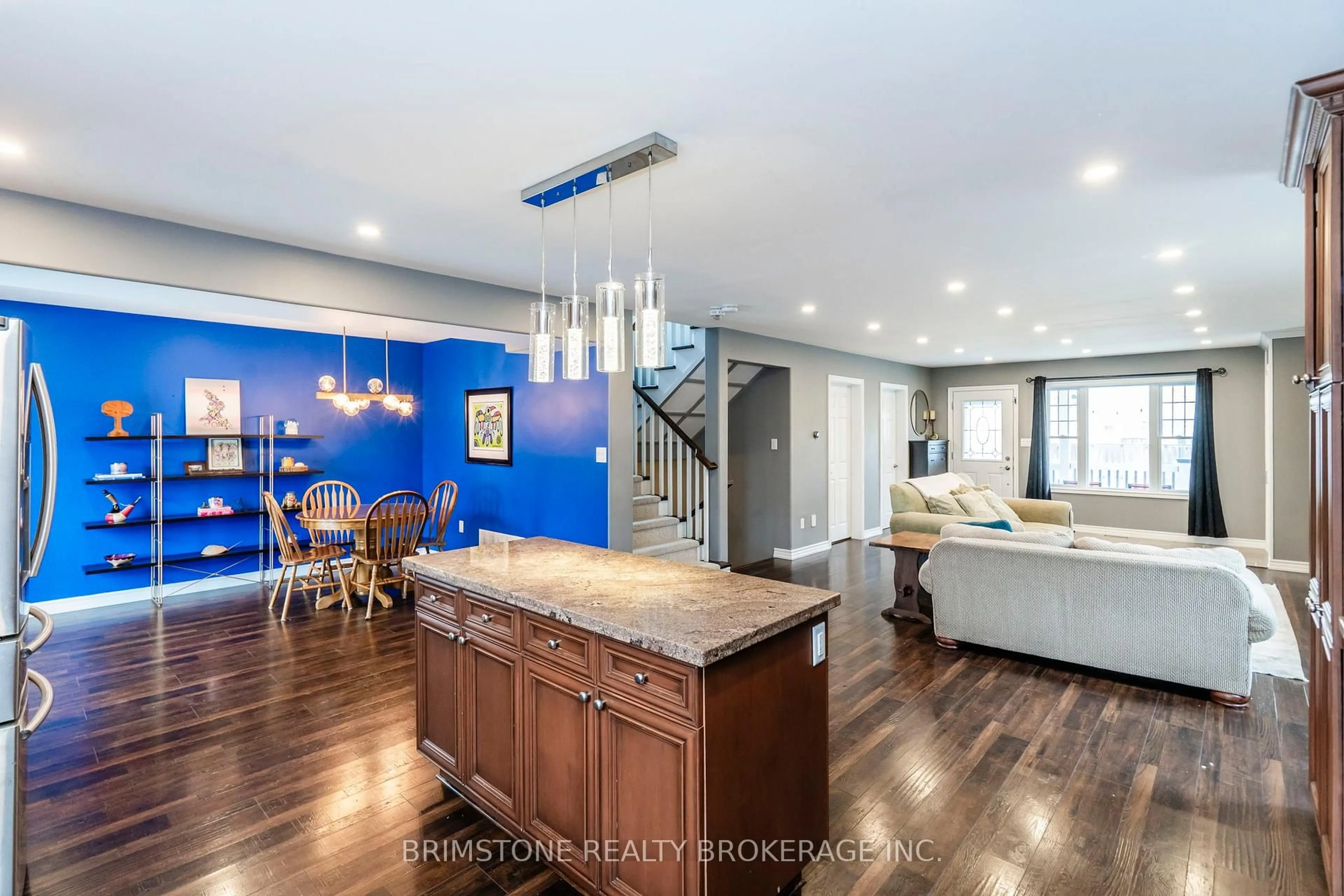 Open concept kitchen, unknown for 65 Curtis St, Essa Ontario L0M 1B0