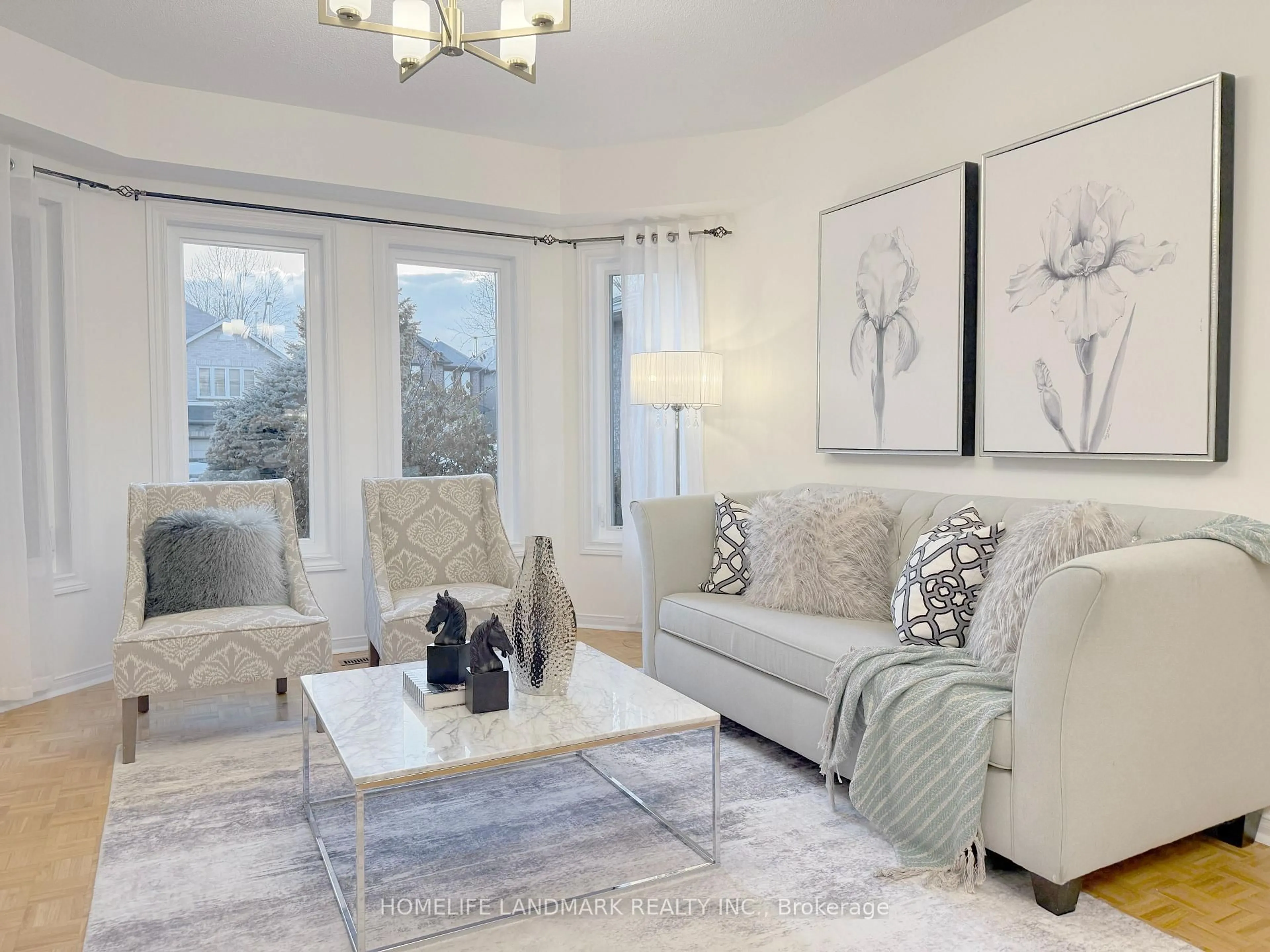 Living room with furniture, unknown for 11 Cantertrot Crt, Vaughan Ontario L4J 7X7