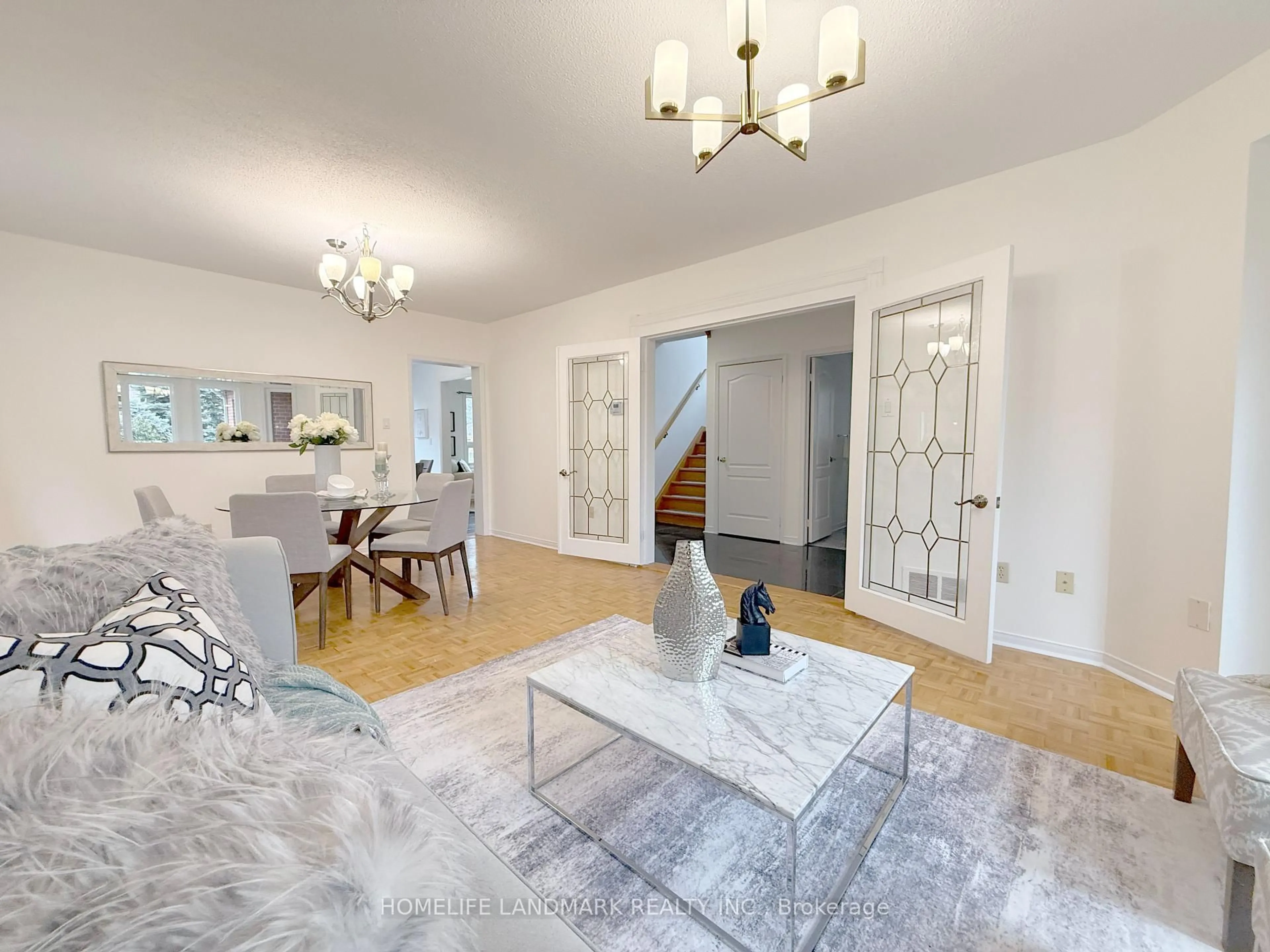 Living room with furniture, unknown for 11 Cantertrot Crt, Vaughan Ontario L4J 7X7