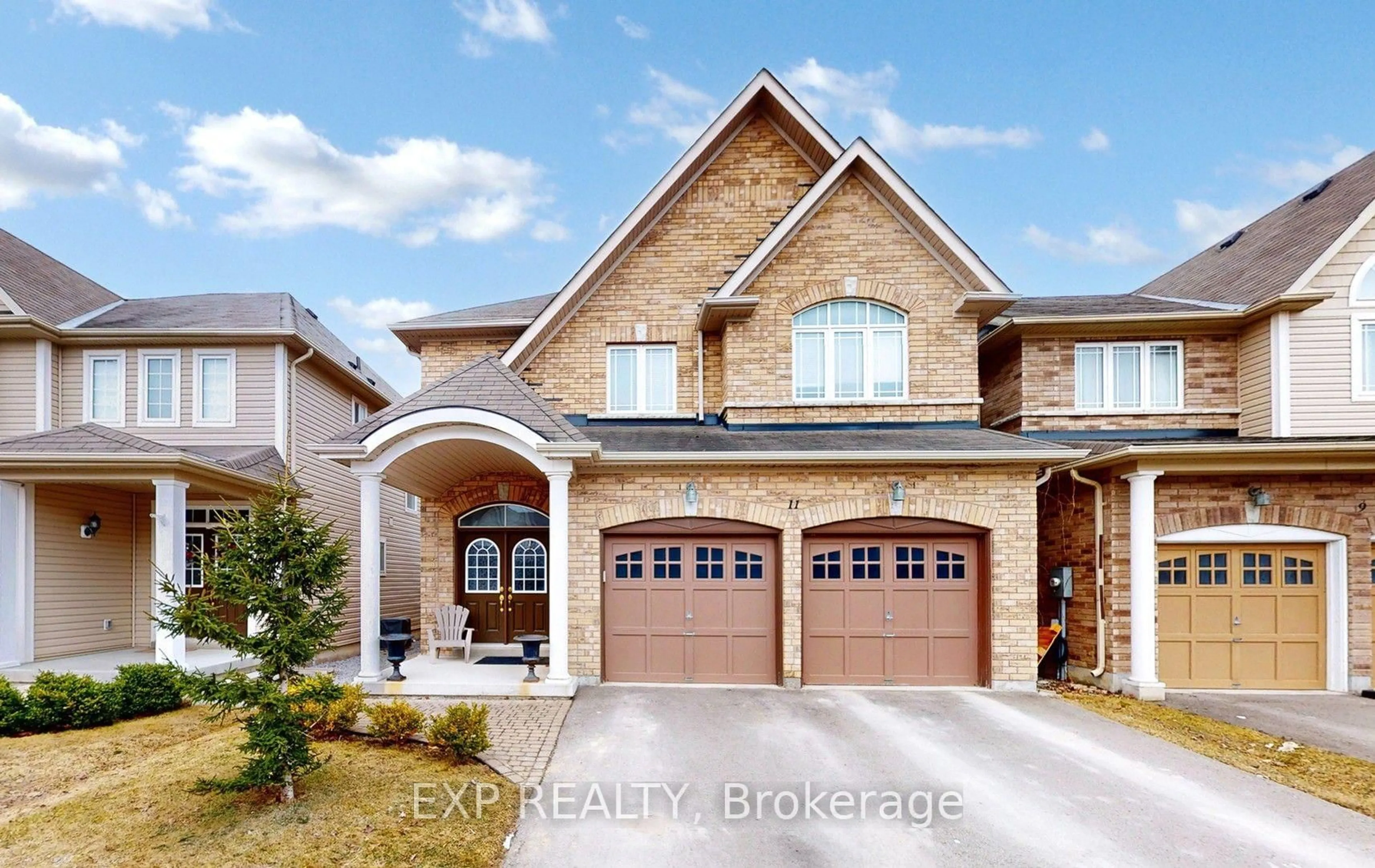 Home with brick exterior material, street for 11 Bud Leggett Cres, Georgina Ontario L4P 0B7