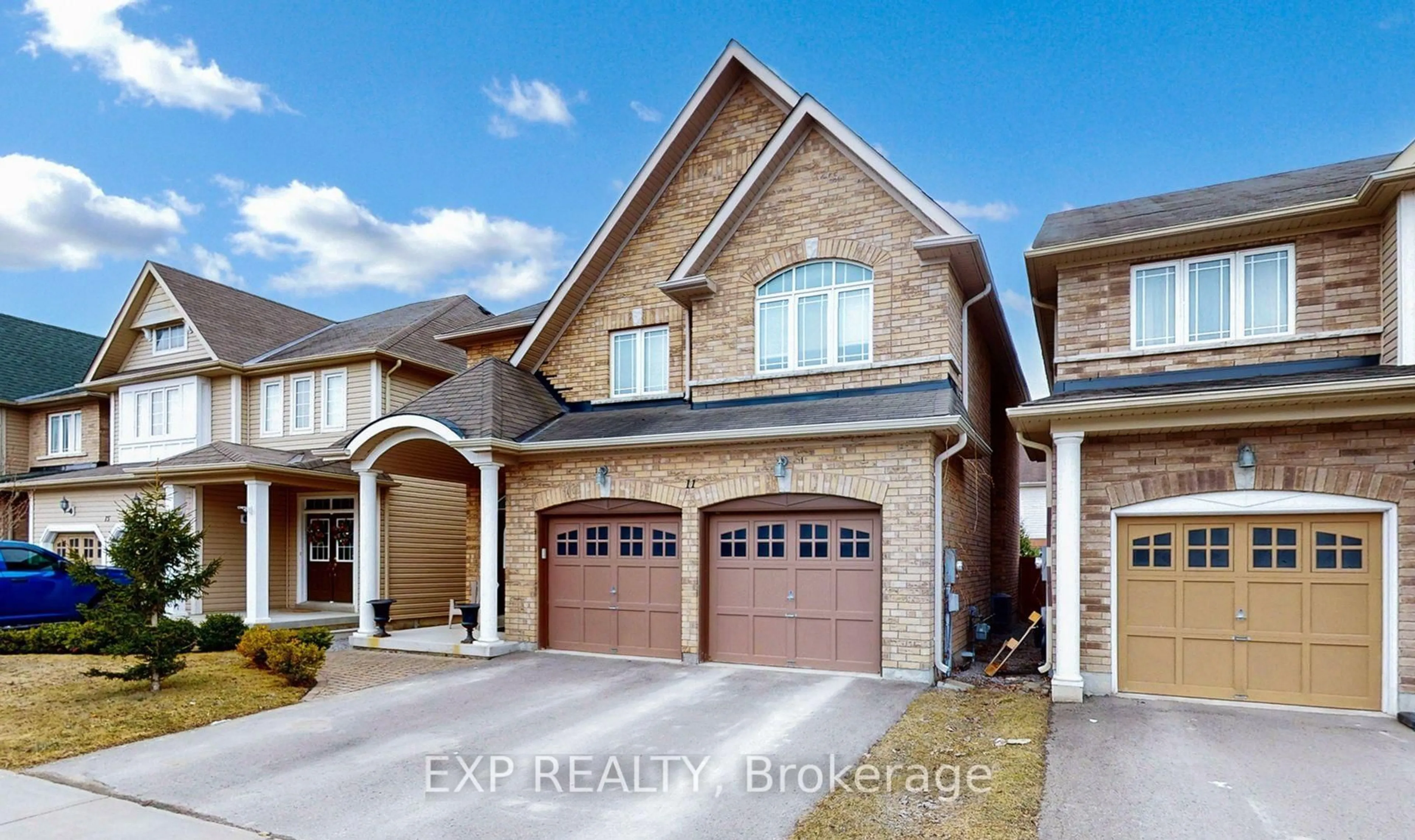 Home with brick exterior material, street for 11 Bud Leggett Cres, Georgina Ontario L4P 0B7