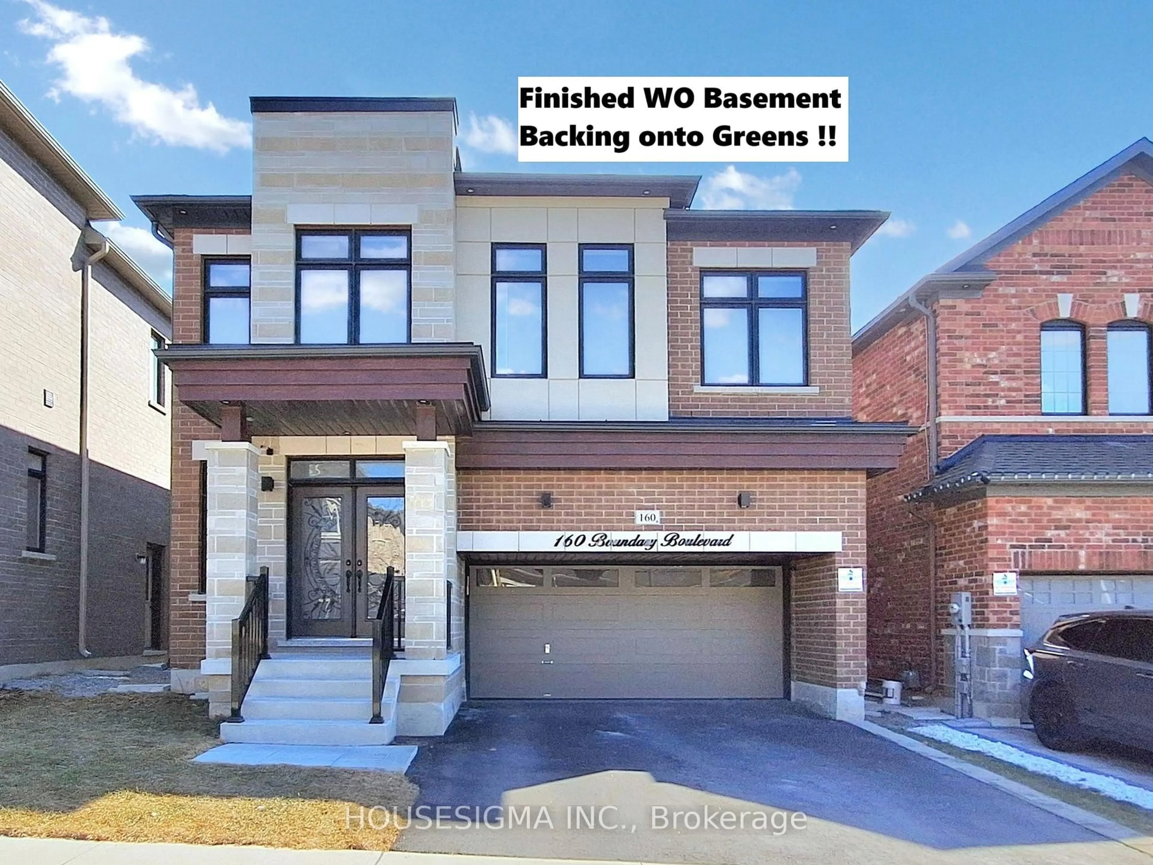 Home with brick exterior material, street for 160 Boundary Blvd, Whitchurch-Stouffville Ontario L4A 4W3