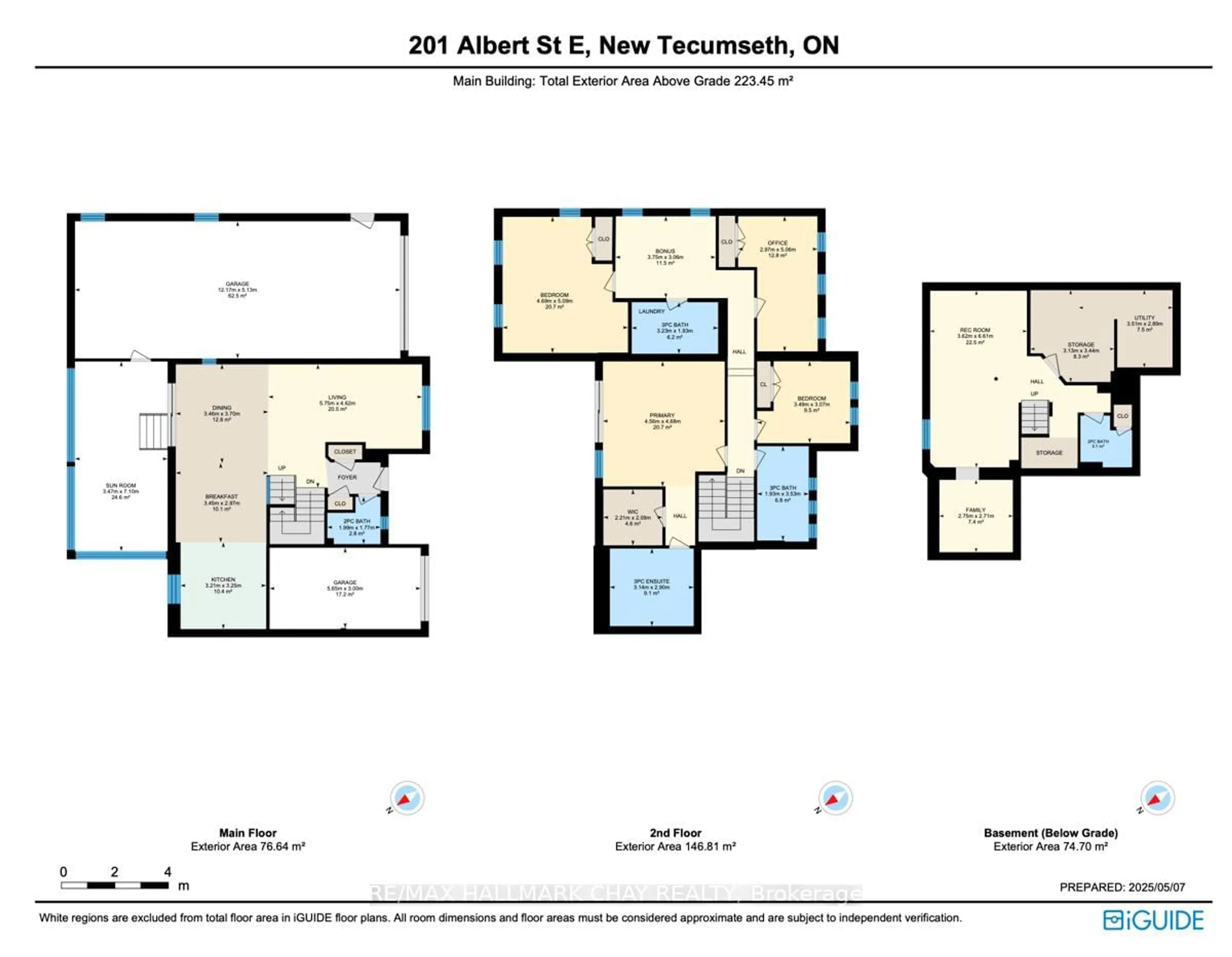 Floor plan for 201 Albert St, New Tecumseth Ontario L9R 1W8