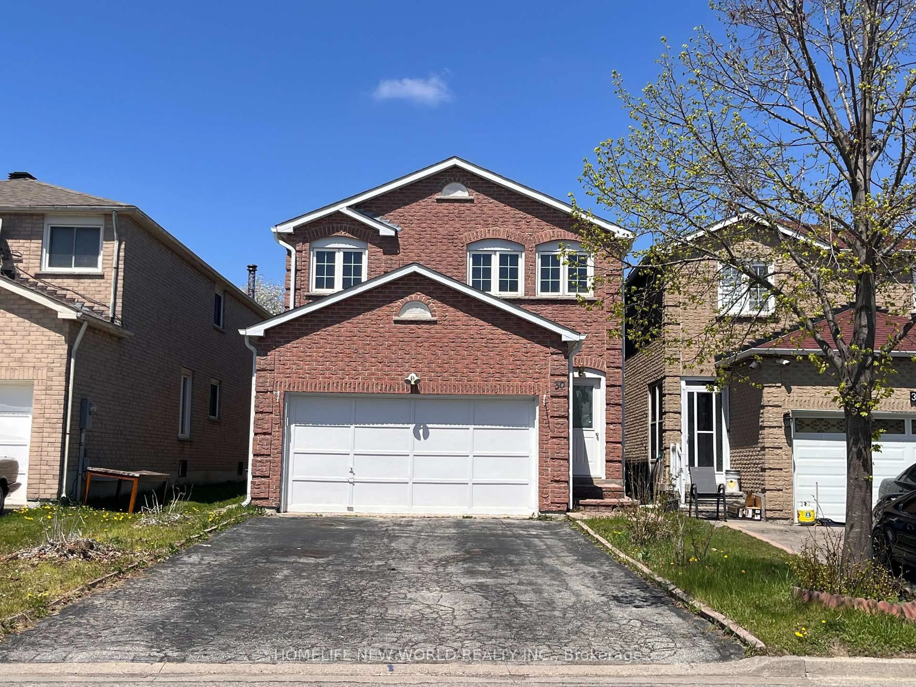Home with brick exterior material, street for 30 William Honey Cres, Markham Ontario L3S 2K1