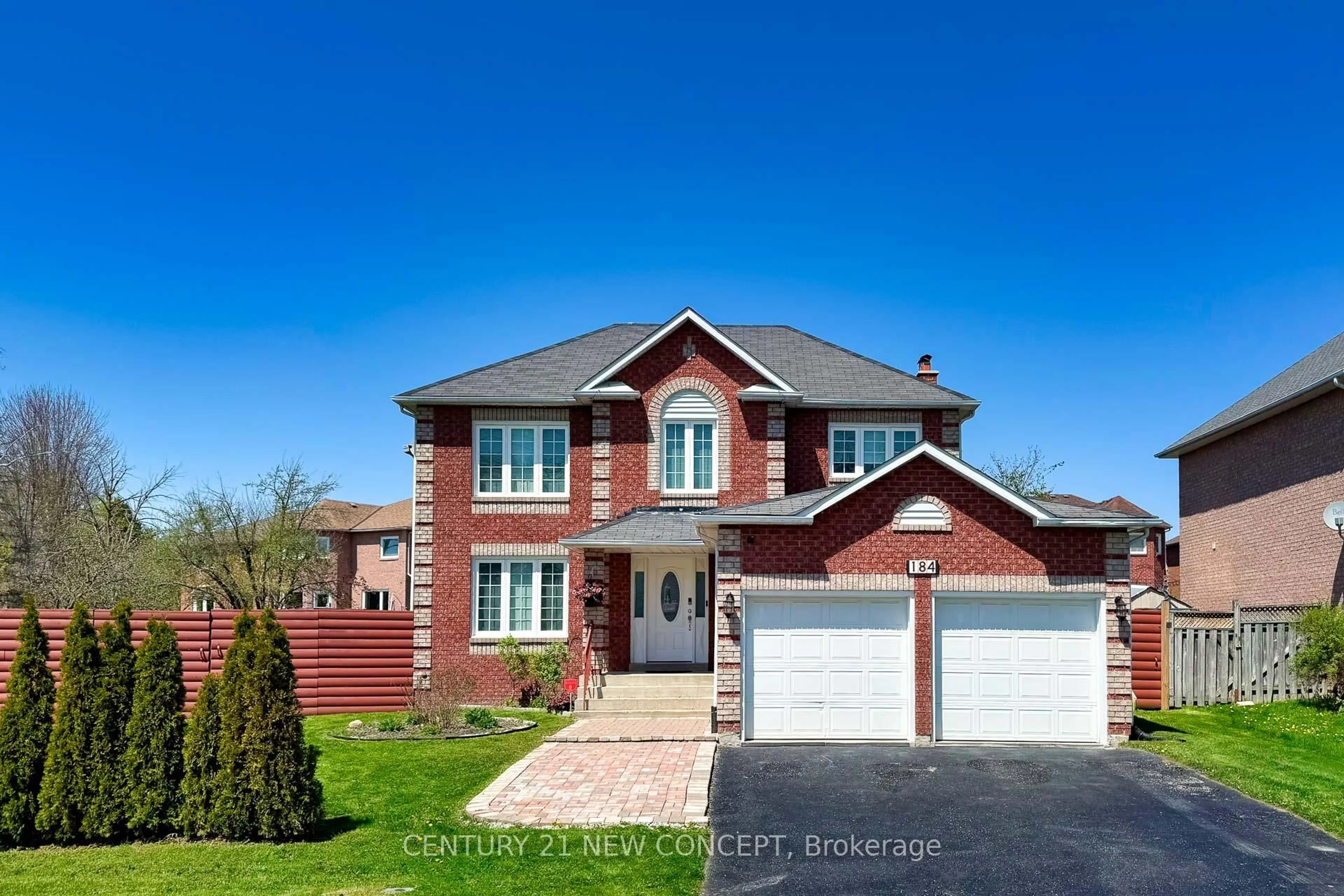 Home with brick exterior material, street for 184 Gwendolyn Blvd, Georgina Ontario L4P 3V7