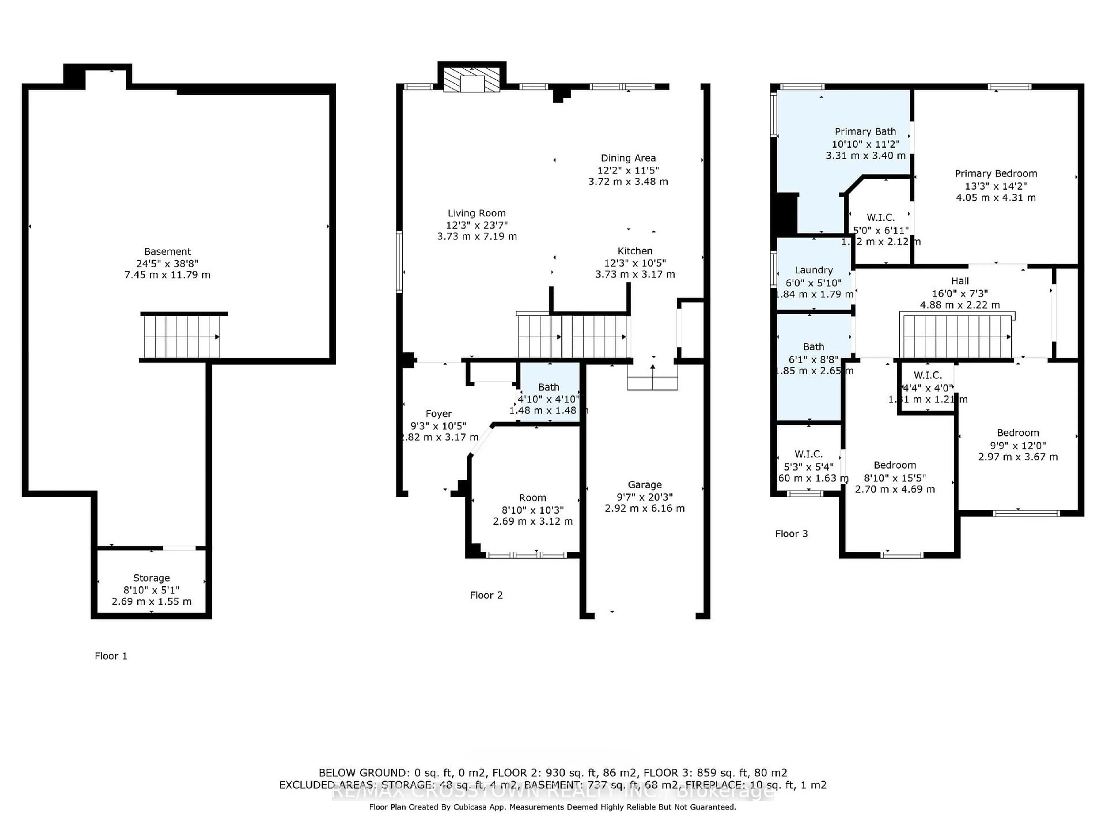 Floor plan for 25 Pierce Pl, New Tecumseth Ontario L0G 1W0