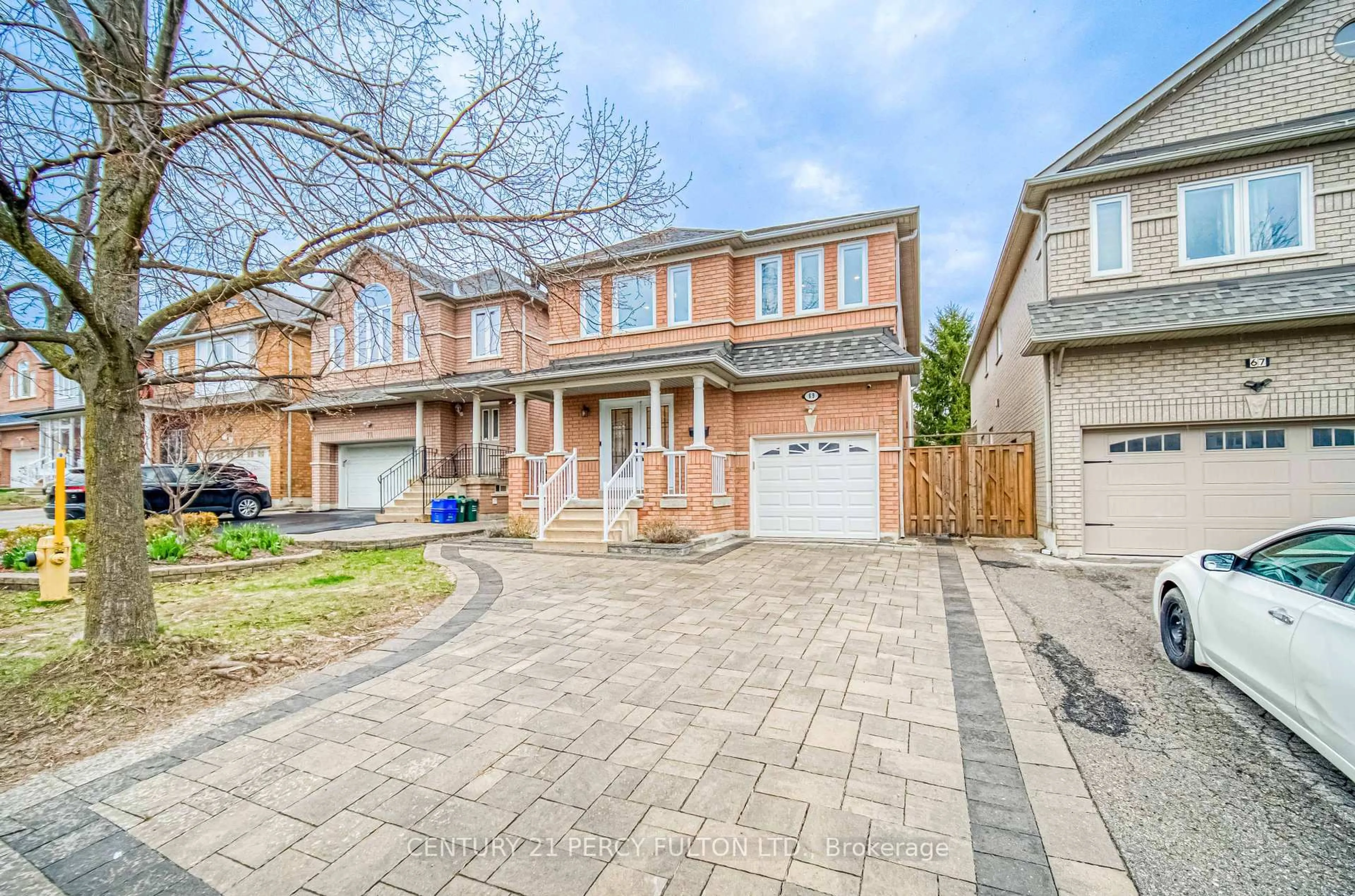 Home with brick exterior material, street for 69 Ray St, Markham Ontario L3R 4R6