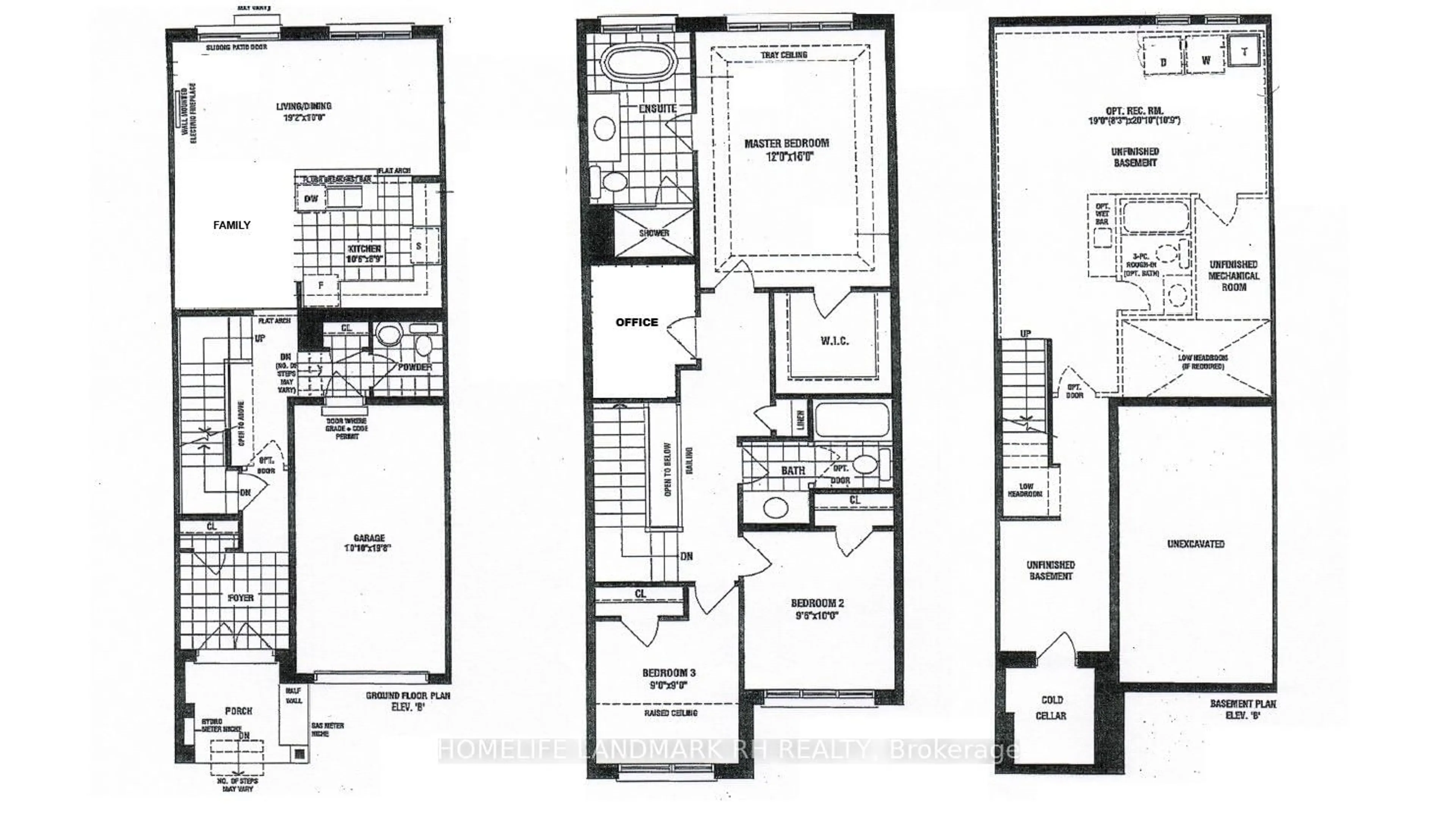 Floor plan for 6 Hewison Ave, Richmond Hill Ontario L4S 0J2