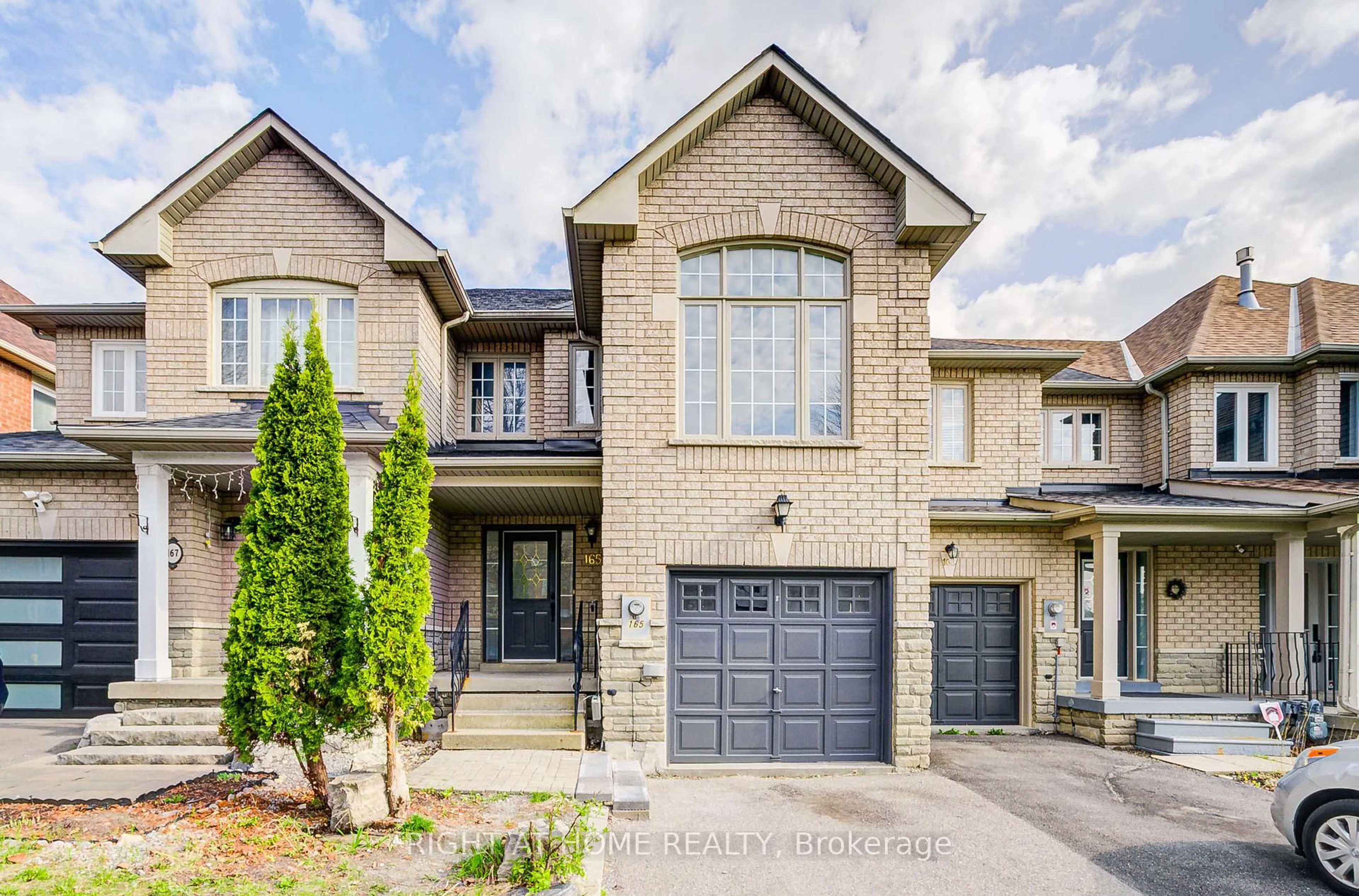 Home with brick exterior material, street for 165 Trail Ridge Lane, Markham Ontario L6C 2C6