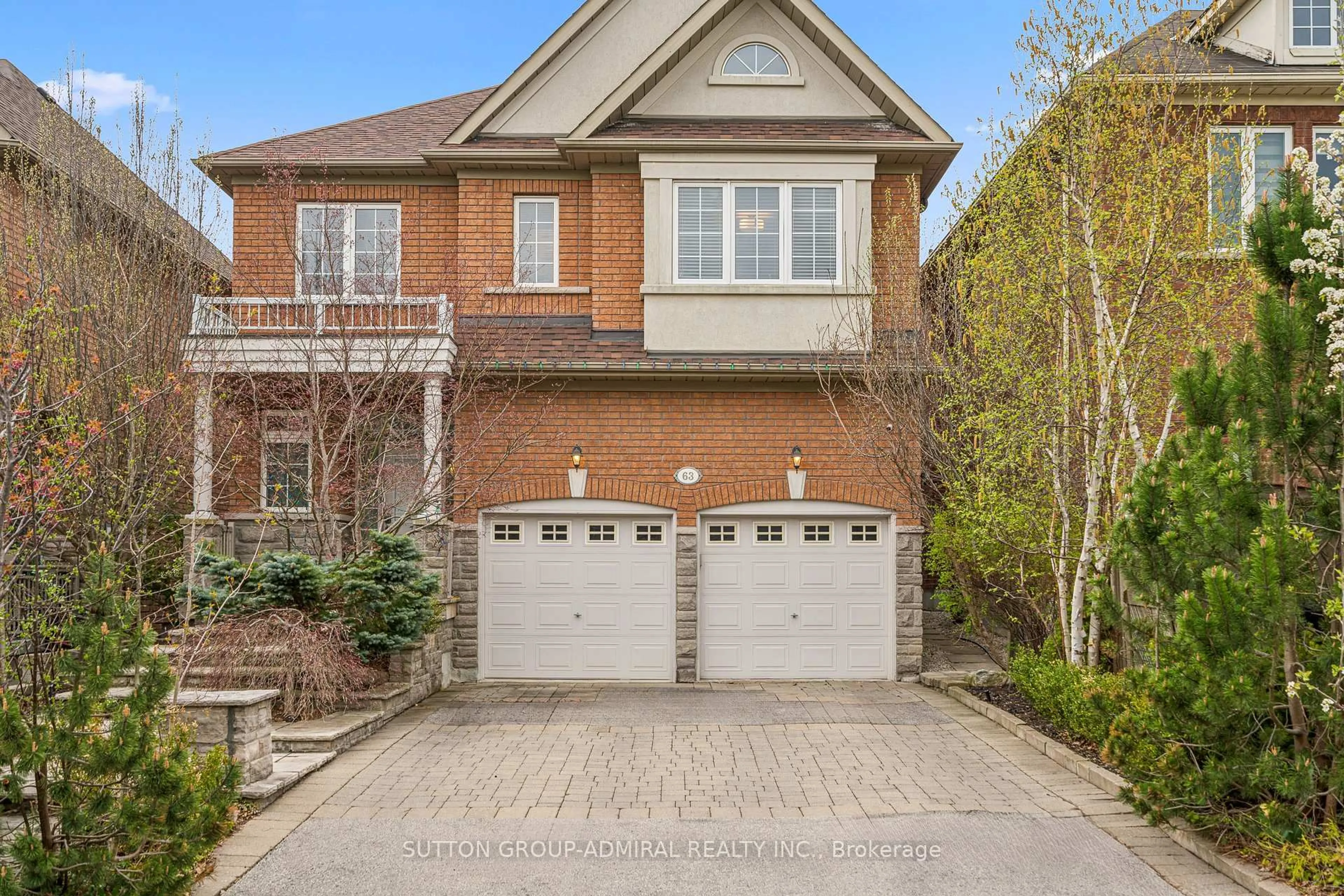 Home with brick exterior material, street for 63 Vivaldi Dr, Vaughan Ontario L4J 8Z4