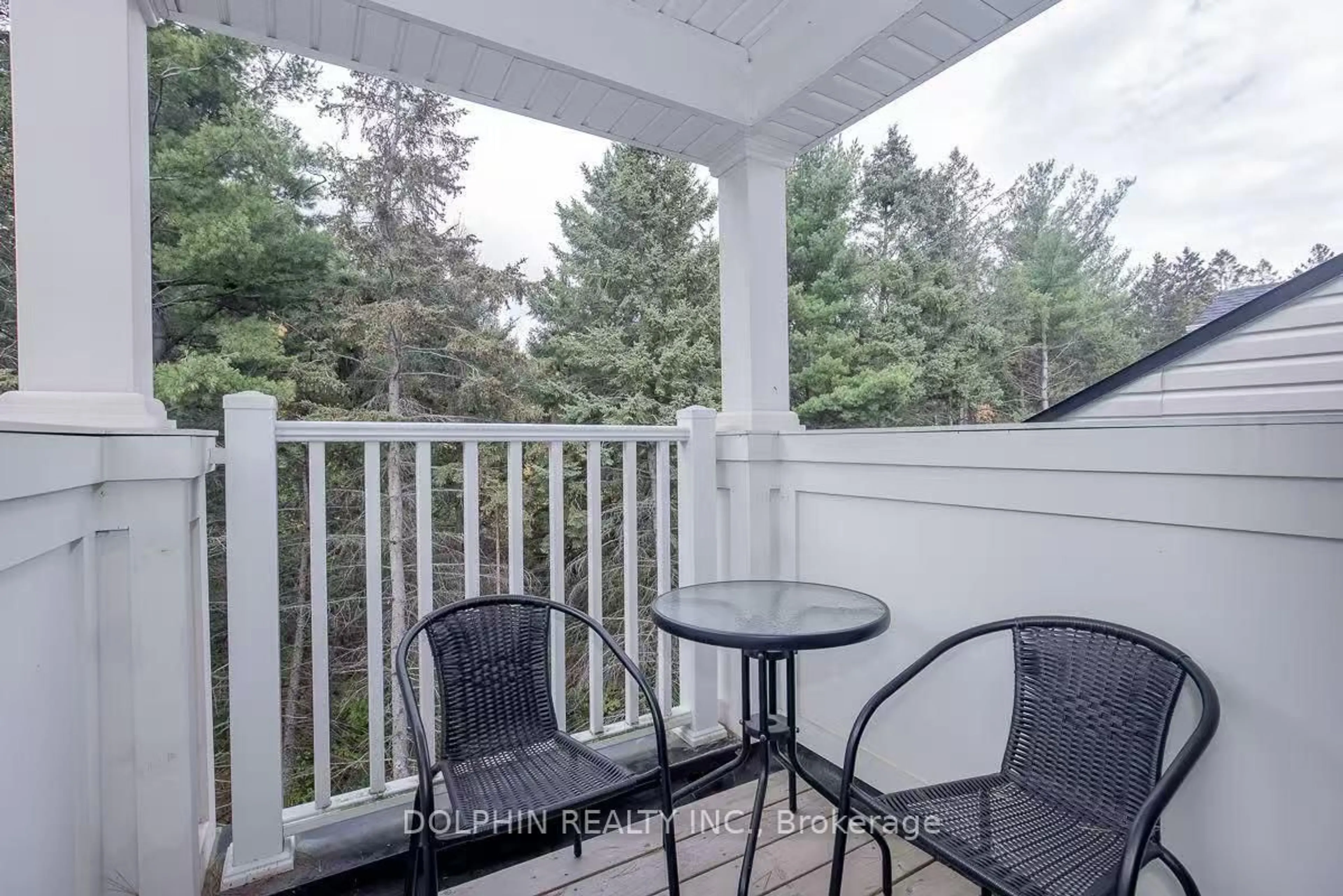 Balcony in the apartment, forest/trees view for 106 Radial Dr, Aurora Ontario L4G 0Z8