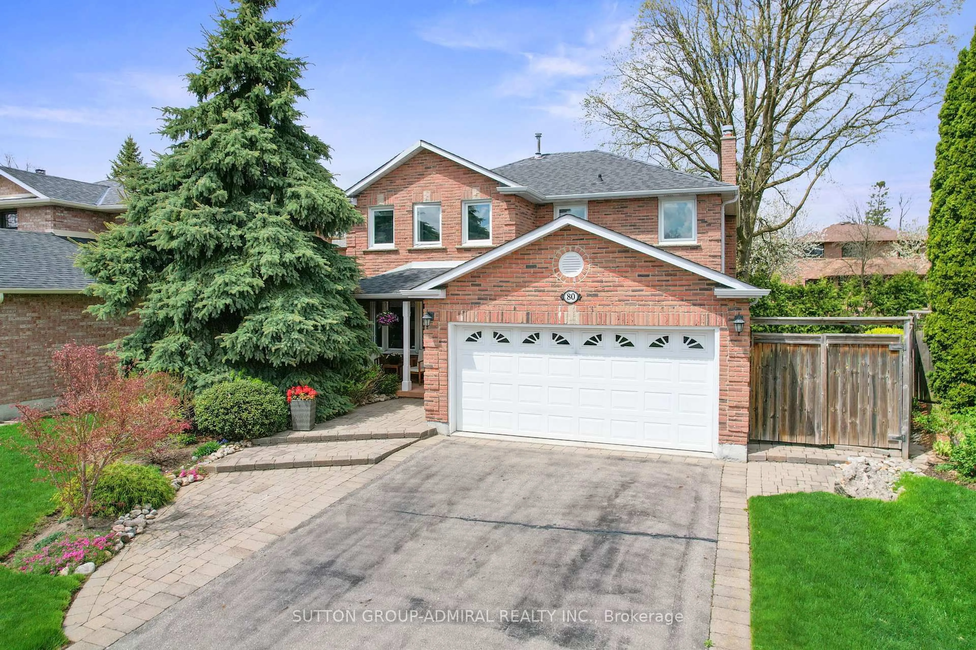 Home with brick exterior material, street for 80 Eleanor Circ, Richmond Hill Ontario L4C 6K7
