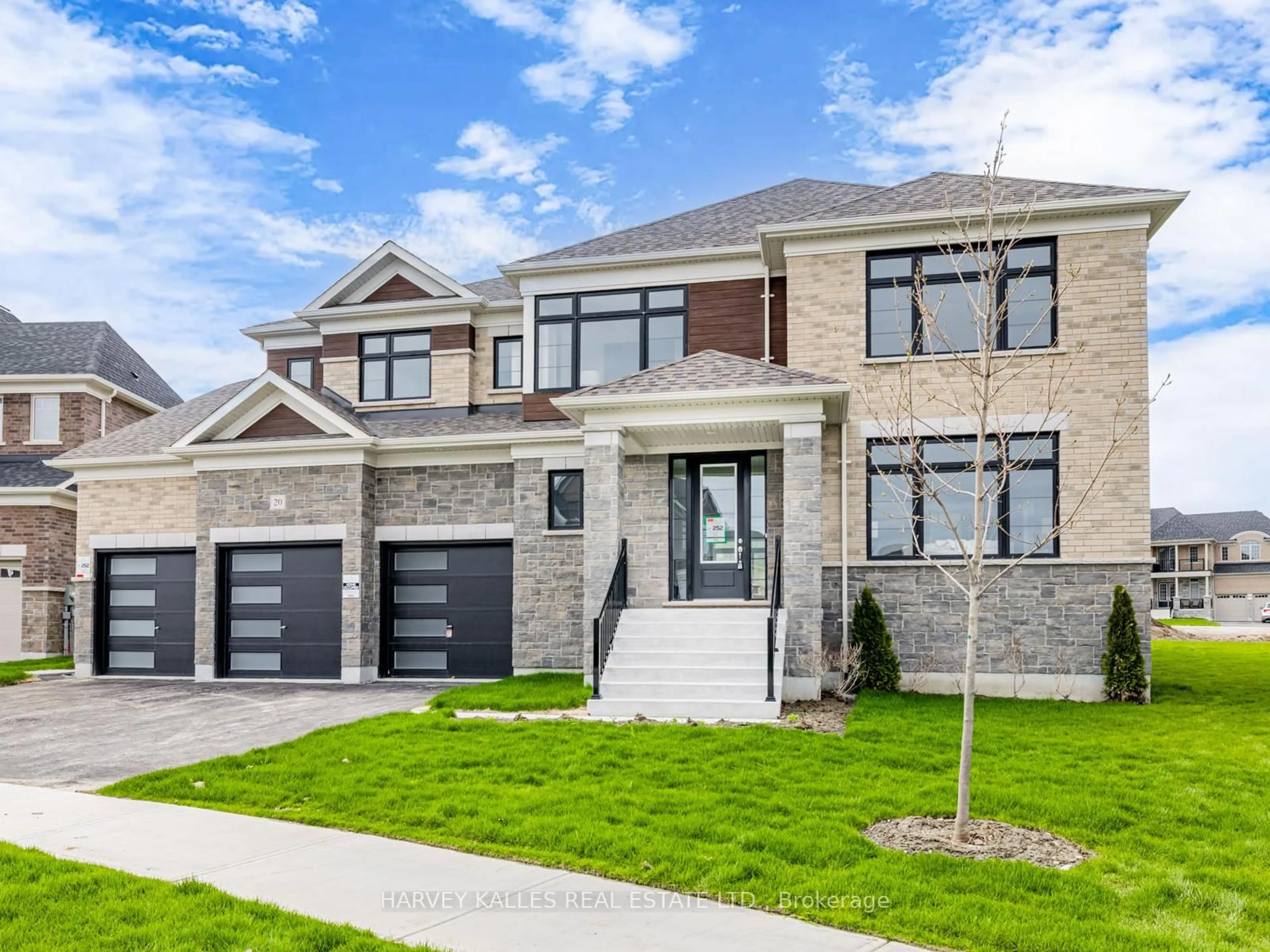 Home with brick exterior material, street for 20 Twinleaf Cres, Adjala-Tosorontio Ontario L0G 1W0
