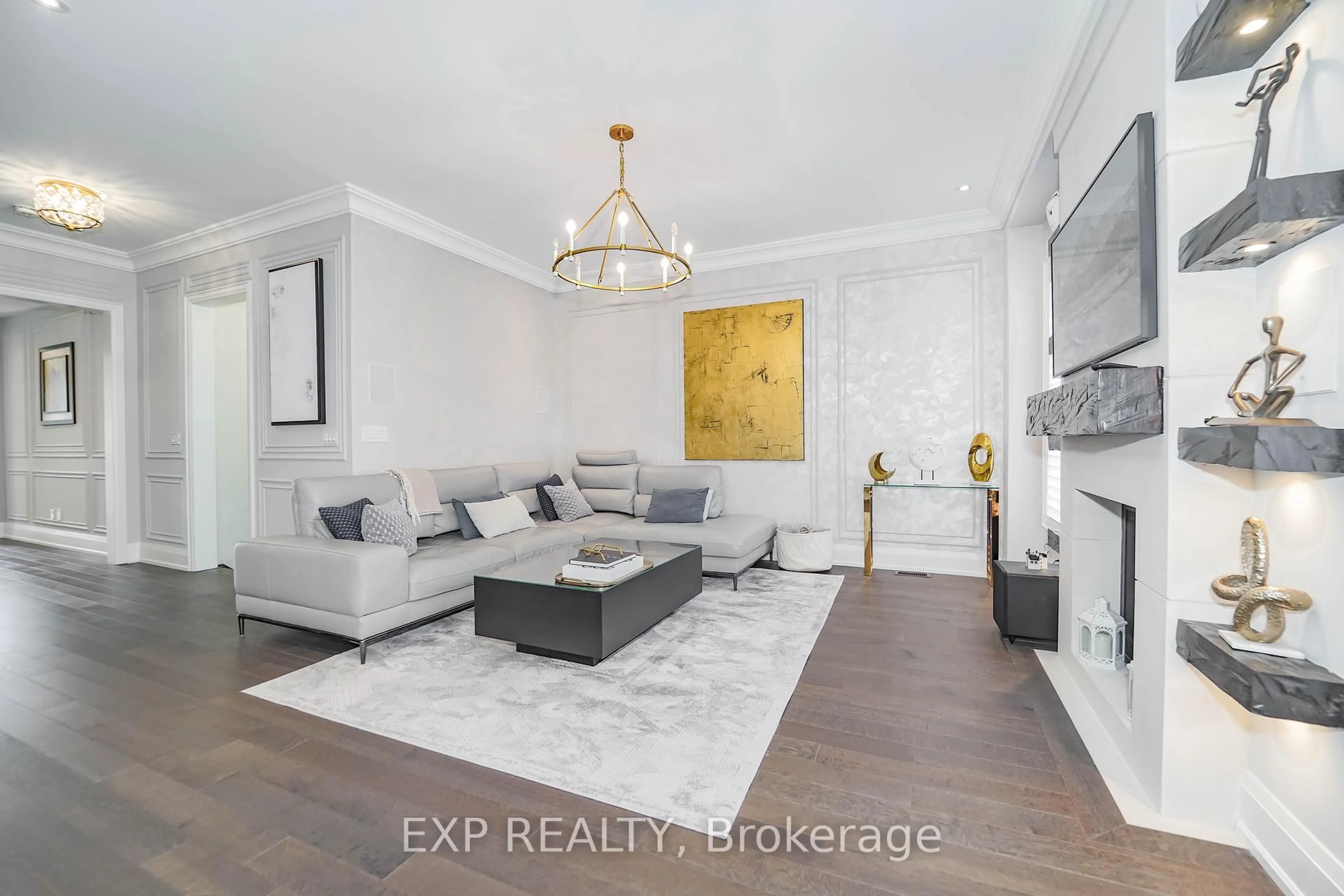 Living room with furniture, unknown for 26 Aspy Crt, Vaughan Ontario L6A 4X8