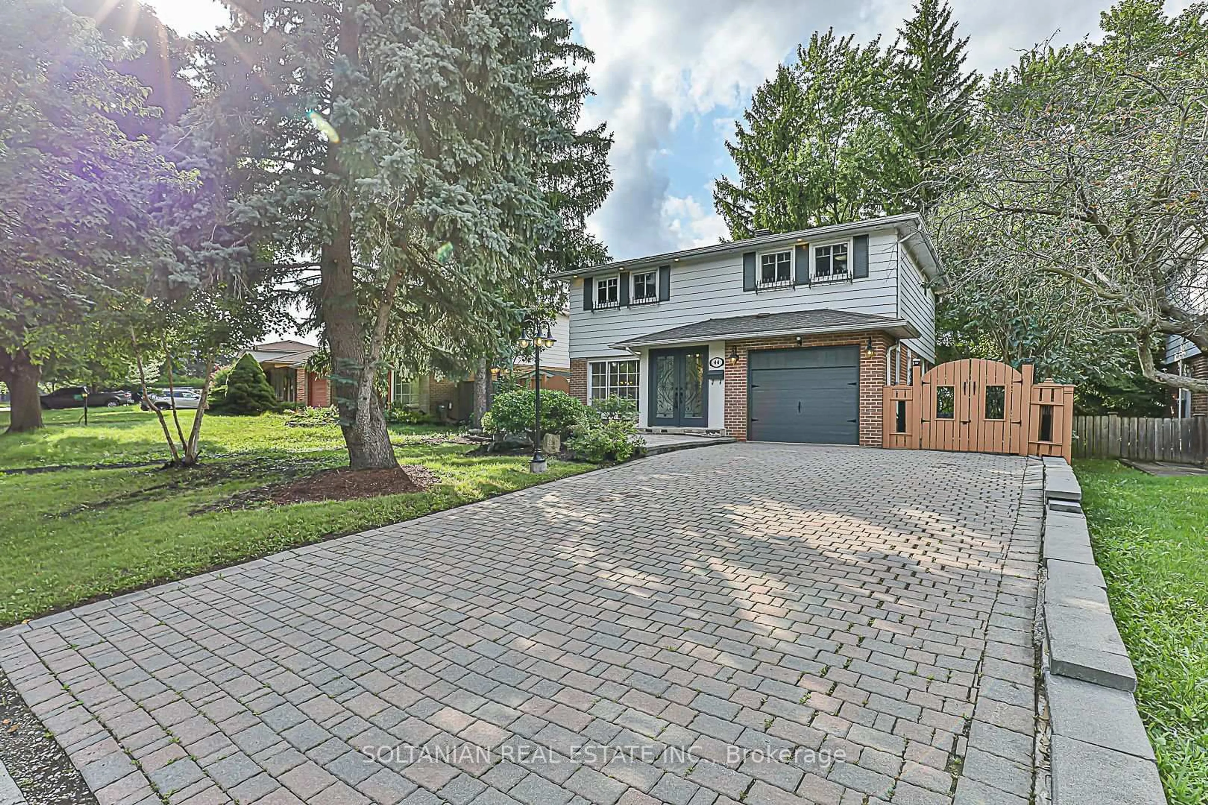 Home with brick exterior material, street for 44 Royal Orchard Blvd, Markham Ontario L3T 3C5