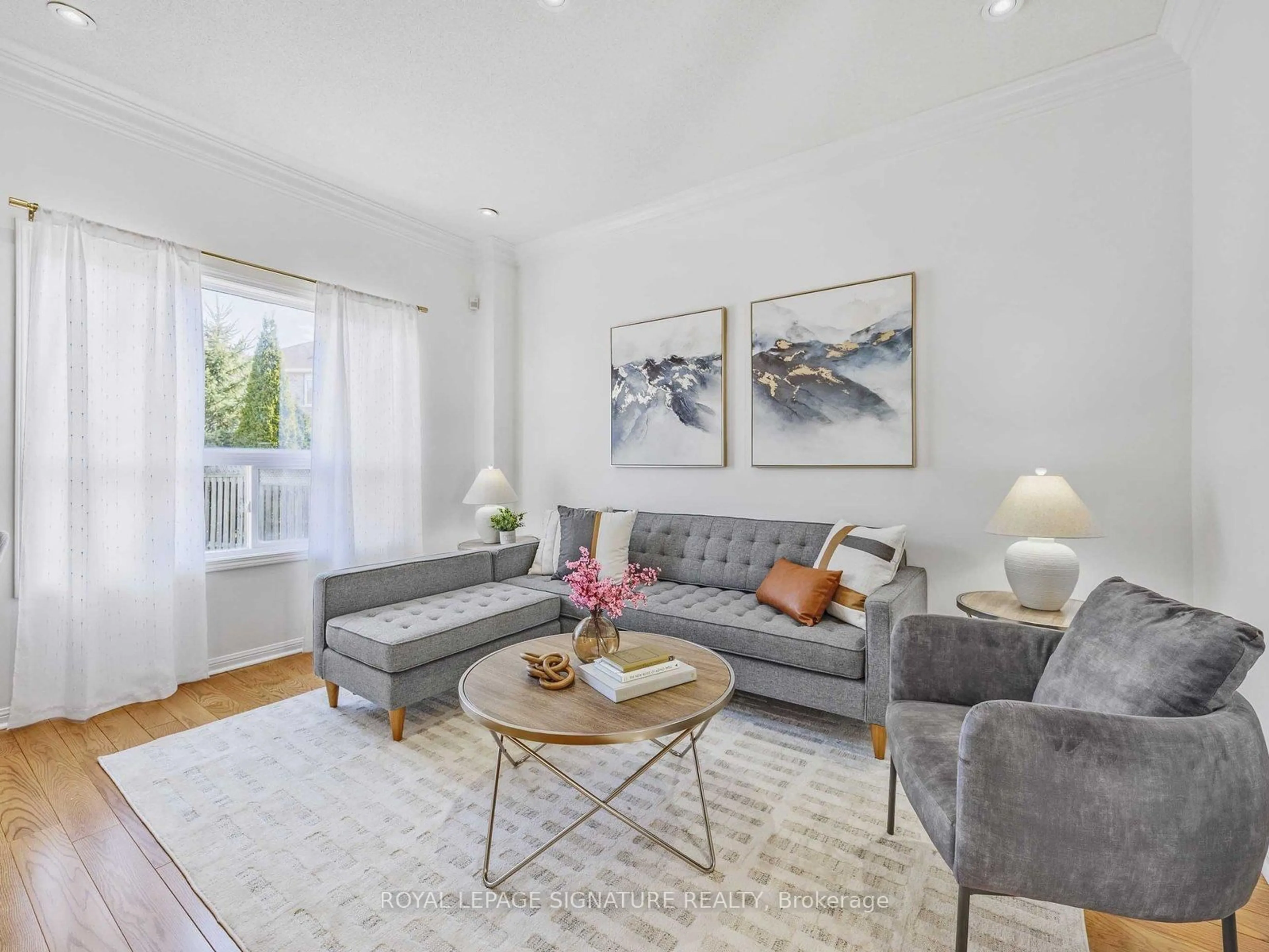 Living room with furniture, unknown for 13 Trailsbrook Terr, Markham Ontario L6C 1C7