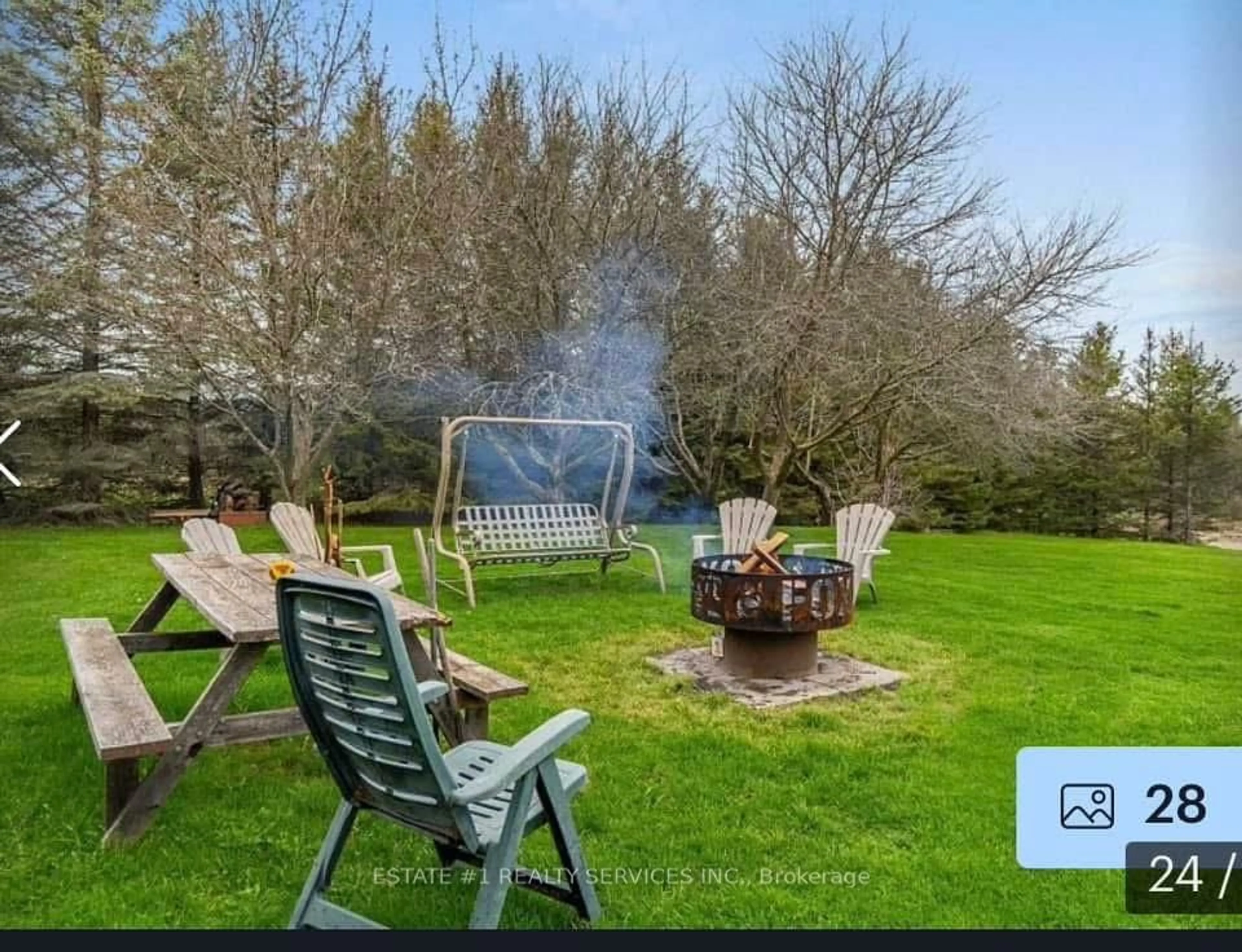 A pic from outside/outdoor area/front of a property/back of a property/a pic from drone, water/lake/river/ocean view for 5464 6th Line, New Tecumseth Ontario L0G 1W0