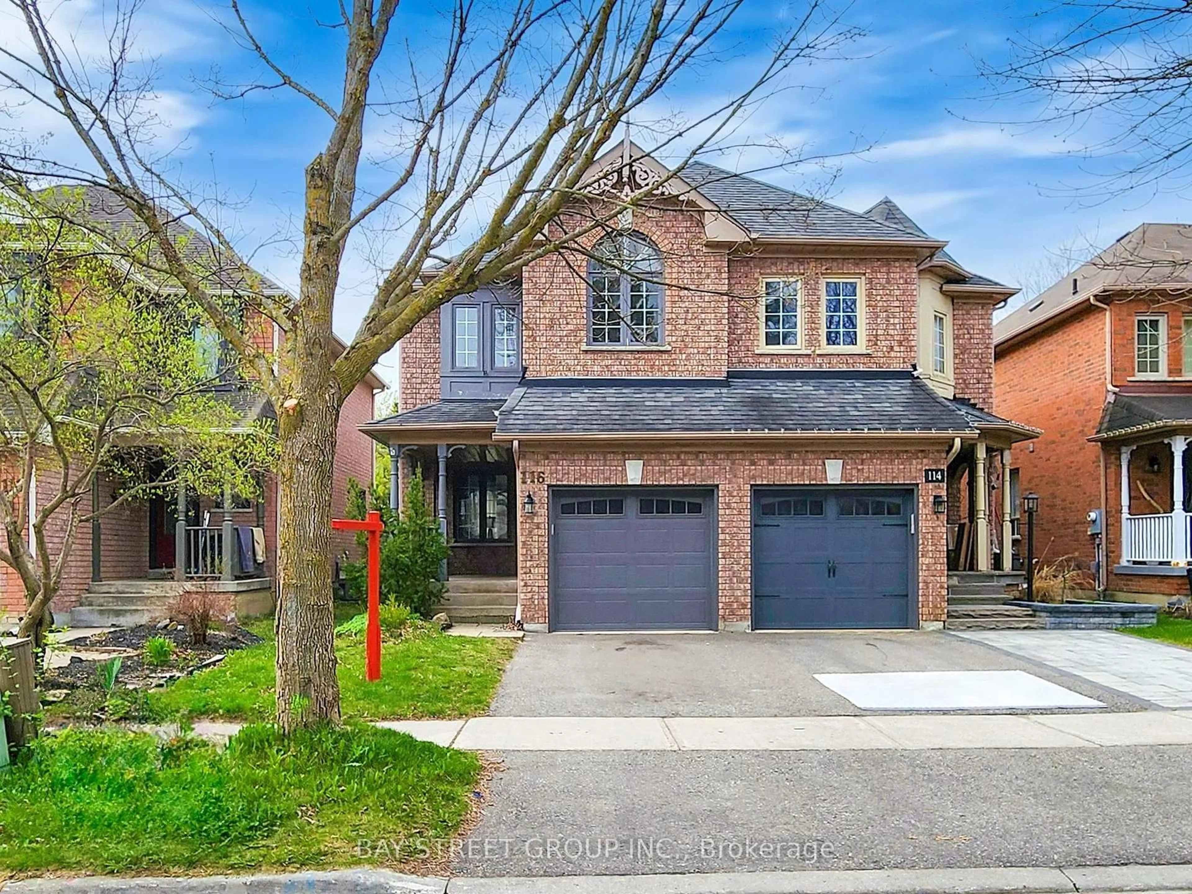 Home with brick exterior material, street for 116 Woodroof Cres, Aurora Ontario L4G 7H3