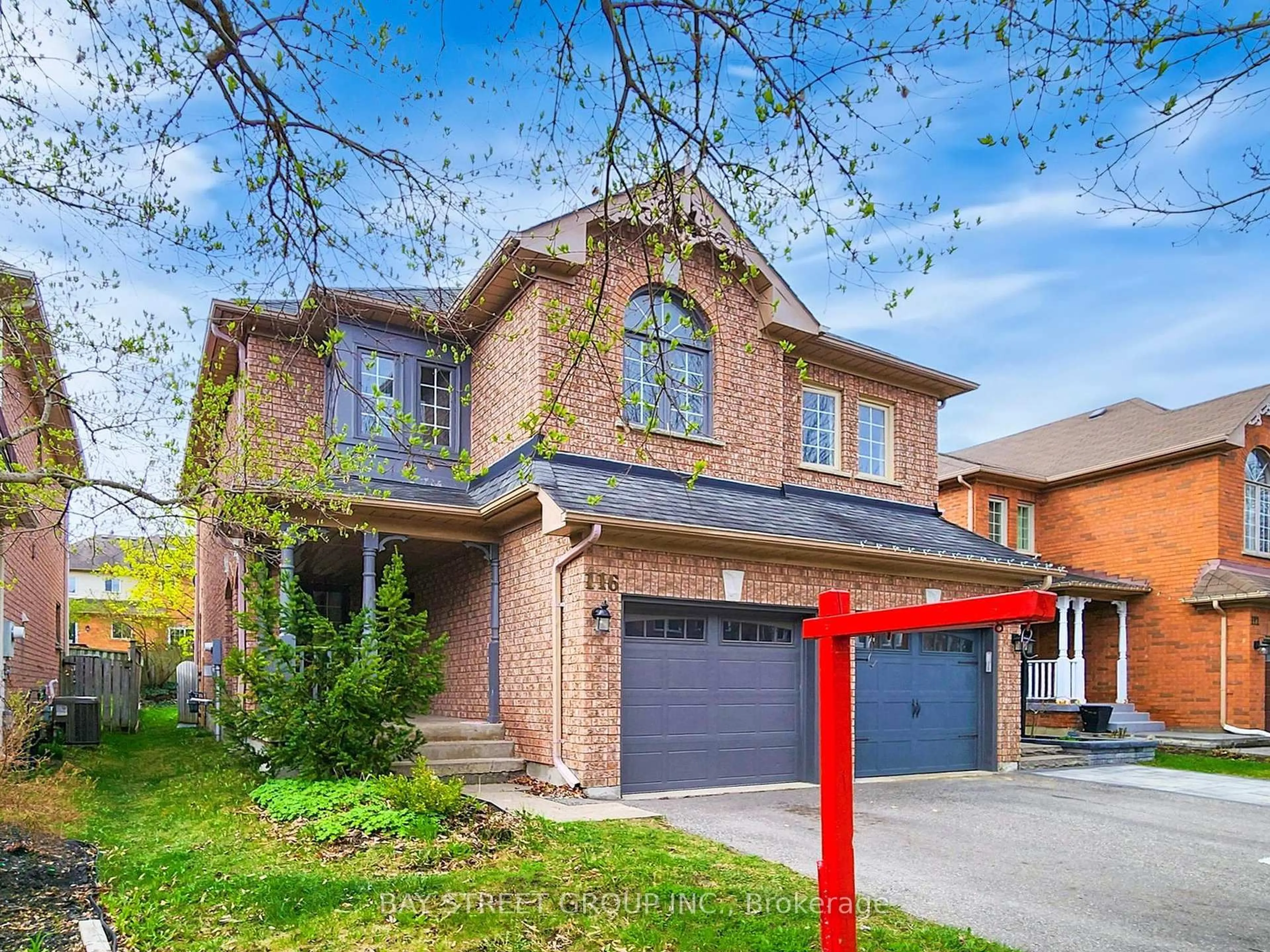 Home with brick exterior material, street for 116 Woodroof Cres, Aurora Ontario L4G 7H3