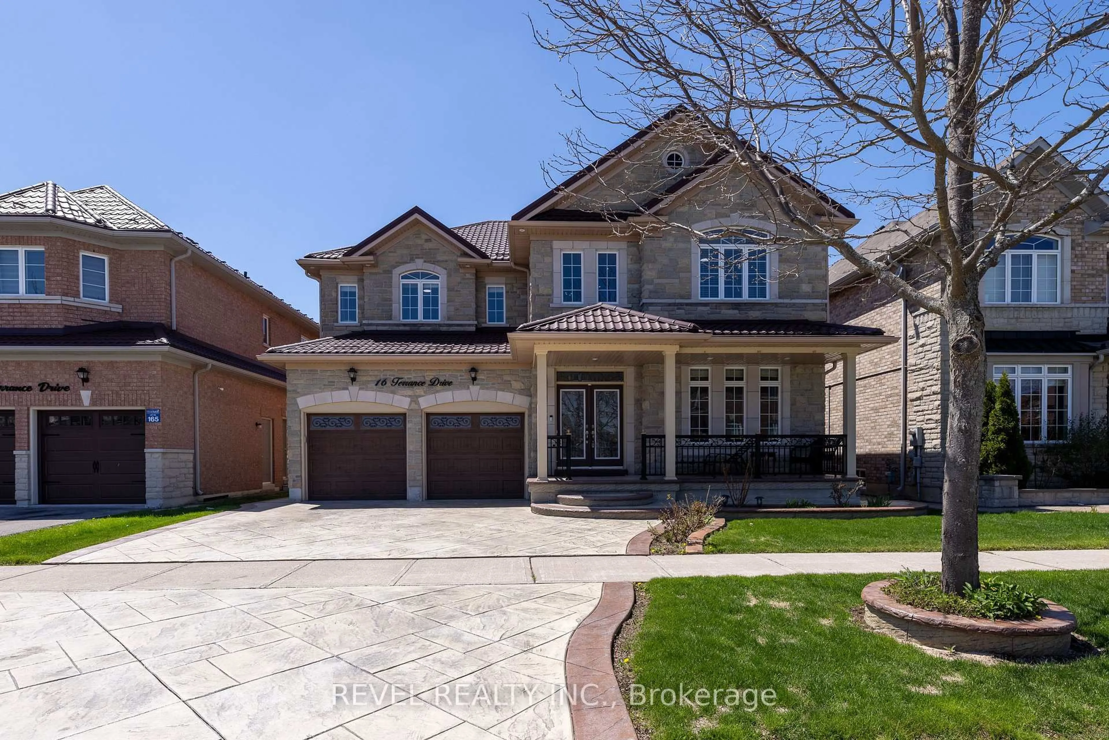 Home with brick exterior material, street for 16 Terrance Dr, Markham Ontario L6B 0M2