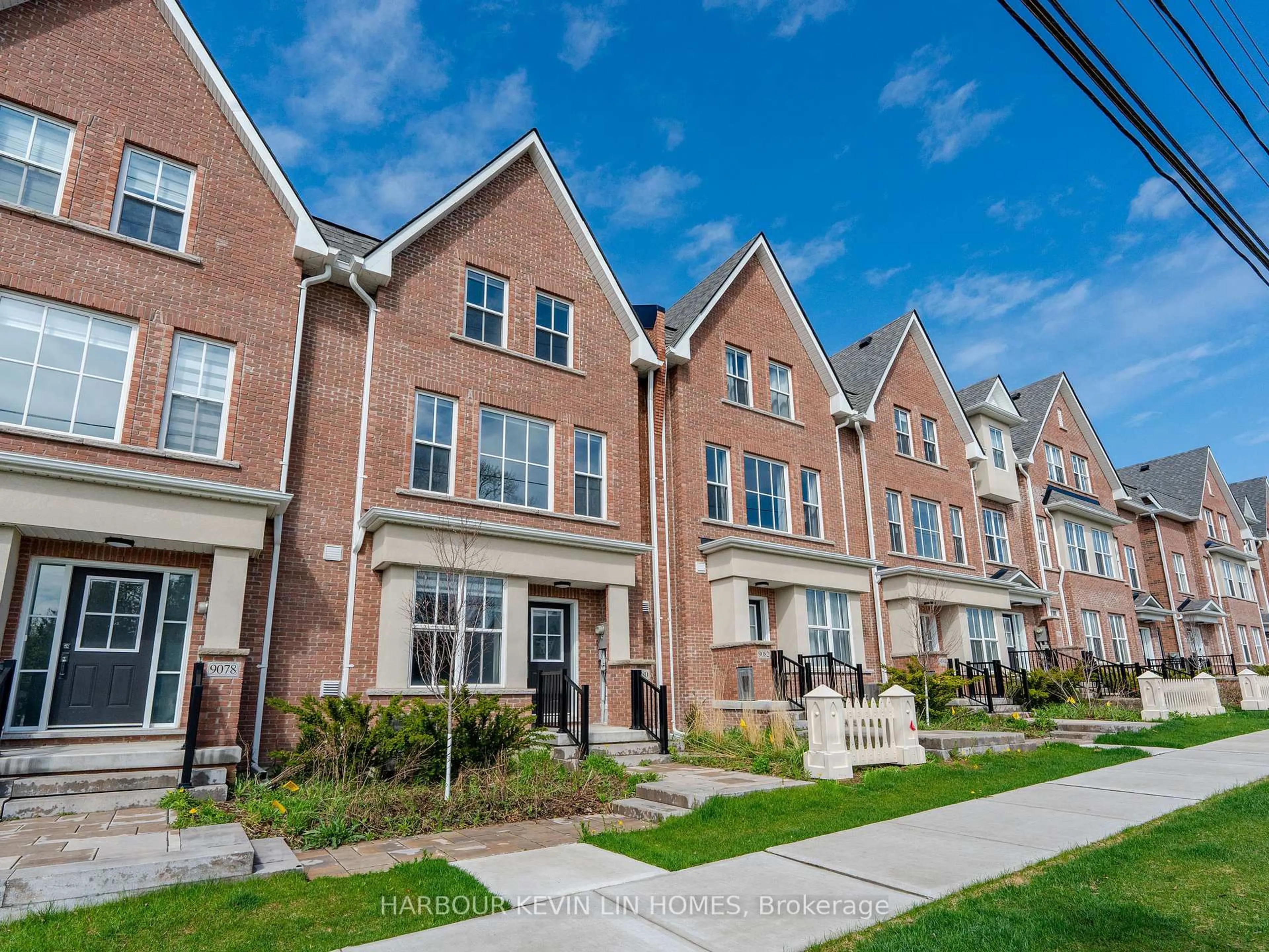 Home with brick exterior material, street for 9080 Woodbine Ave, Markham Ontario L3R 0J8