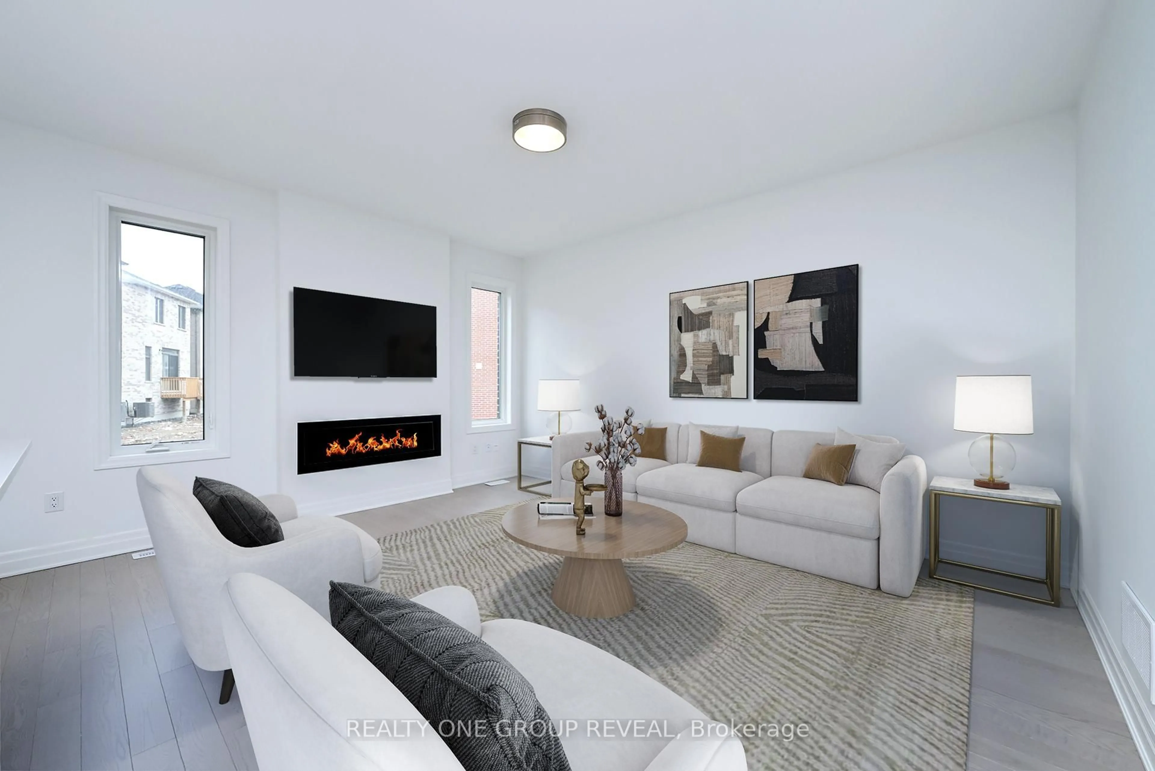 Living room with furniture, unknown for 27 Greenridge Cres, Markham Ontario L6C 3M1
