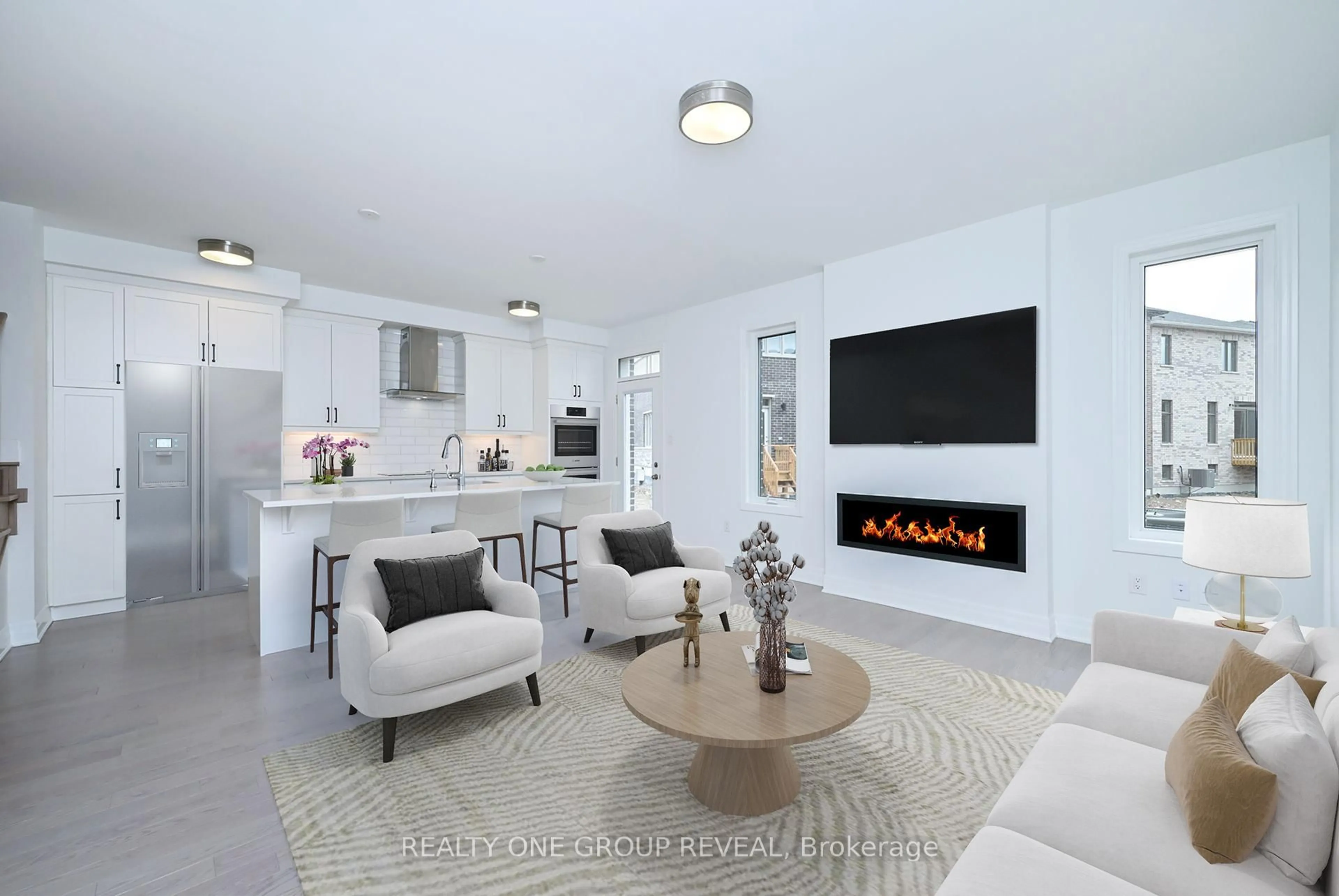 Living room with furniture, unknown for 27 Greenridge Cres, Markham Ontario L6C 3M1