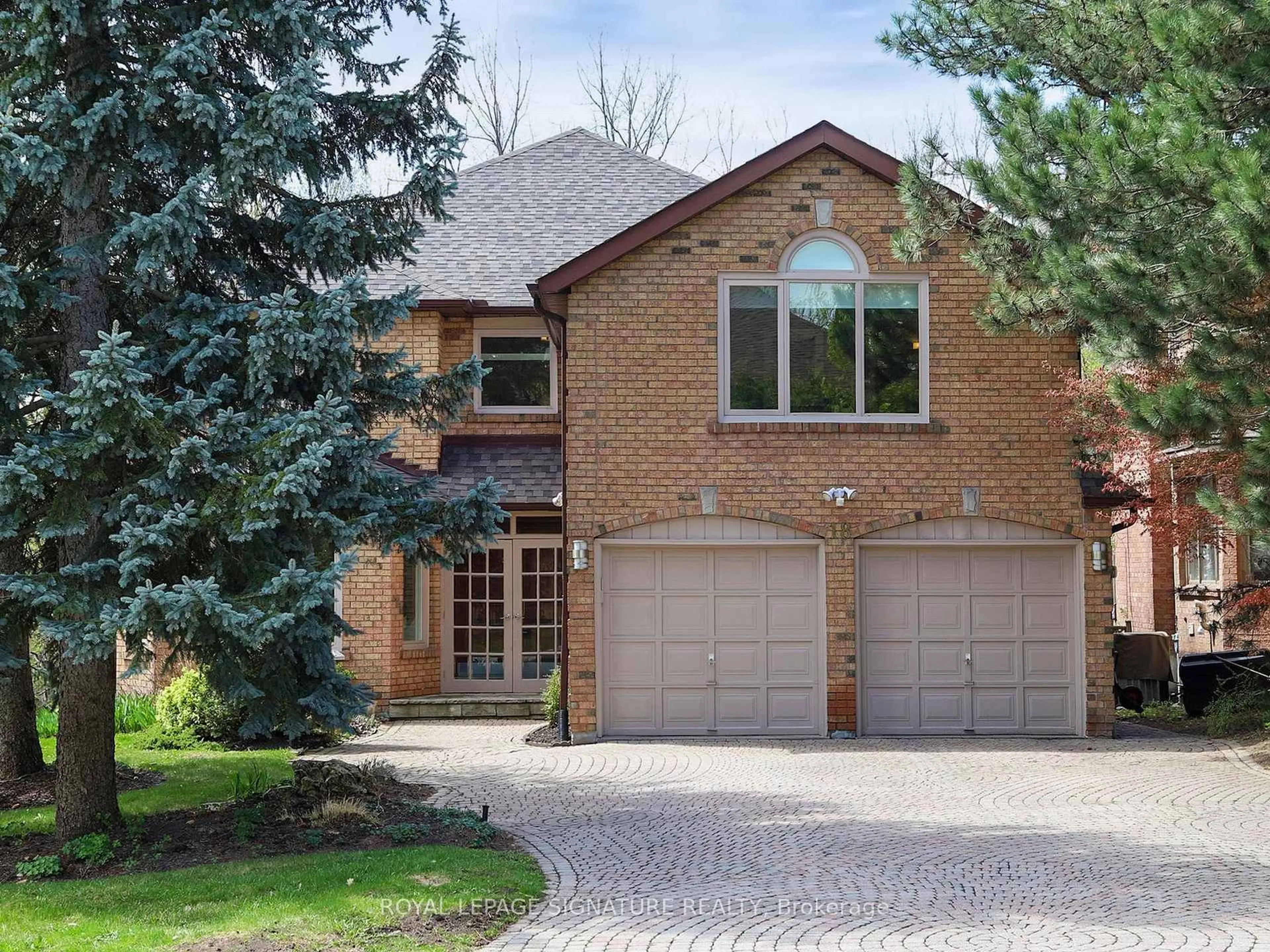 Home with brick exterior material, street for 18 Prince Edward Blvd, Markham Ontario L3T 7G3