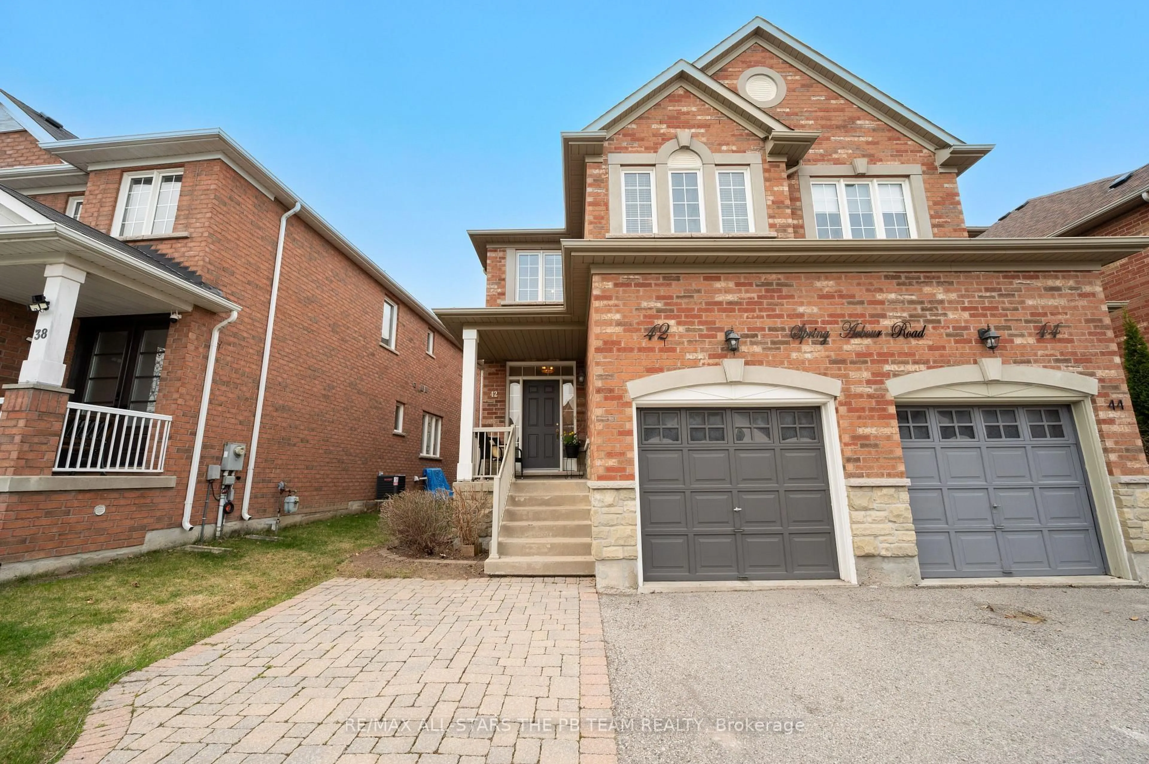 Home with brick exterior material, street for 42 Spring Arbour Rd, Vaughan Ontario L4J 0C3