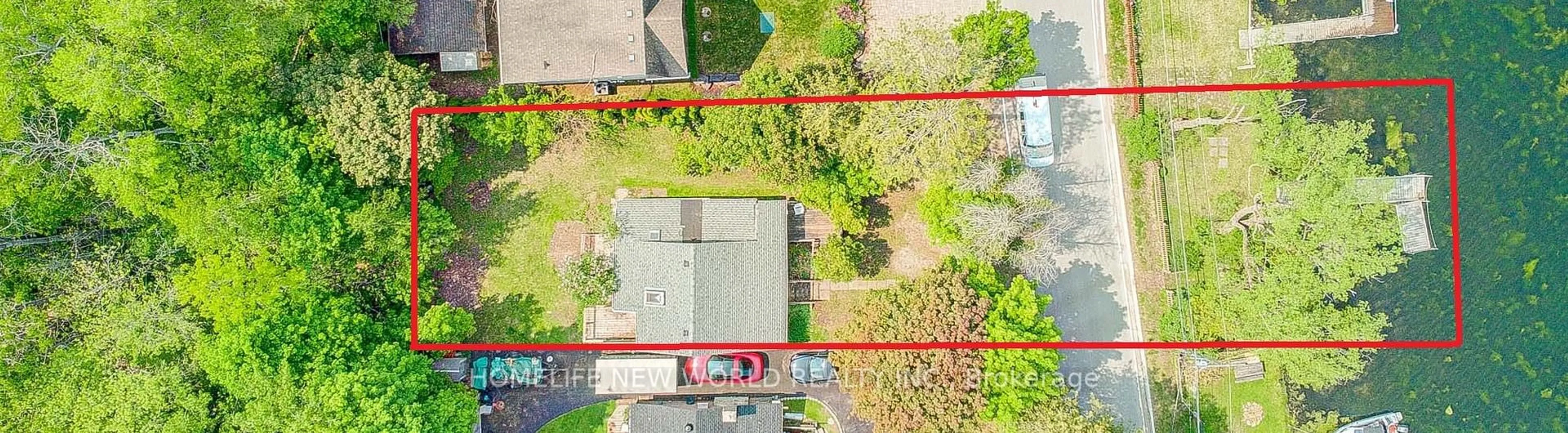 A pic from outside/outdoor area/front of a property/back of a property/a pic from drone, street for 5741 Lakeshore Rd, Whitchurch-Stouffville Ontario L4A 2Z4