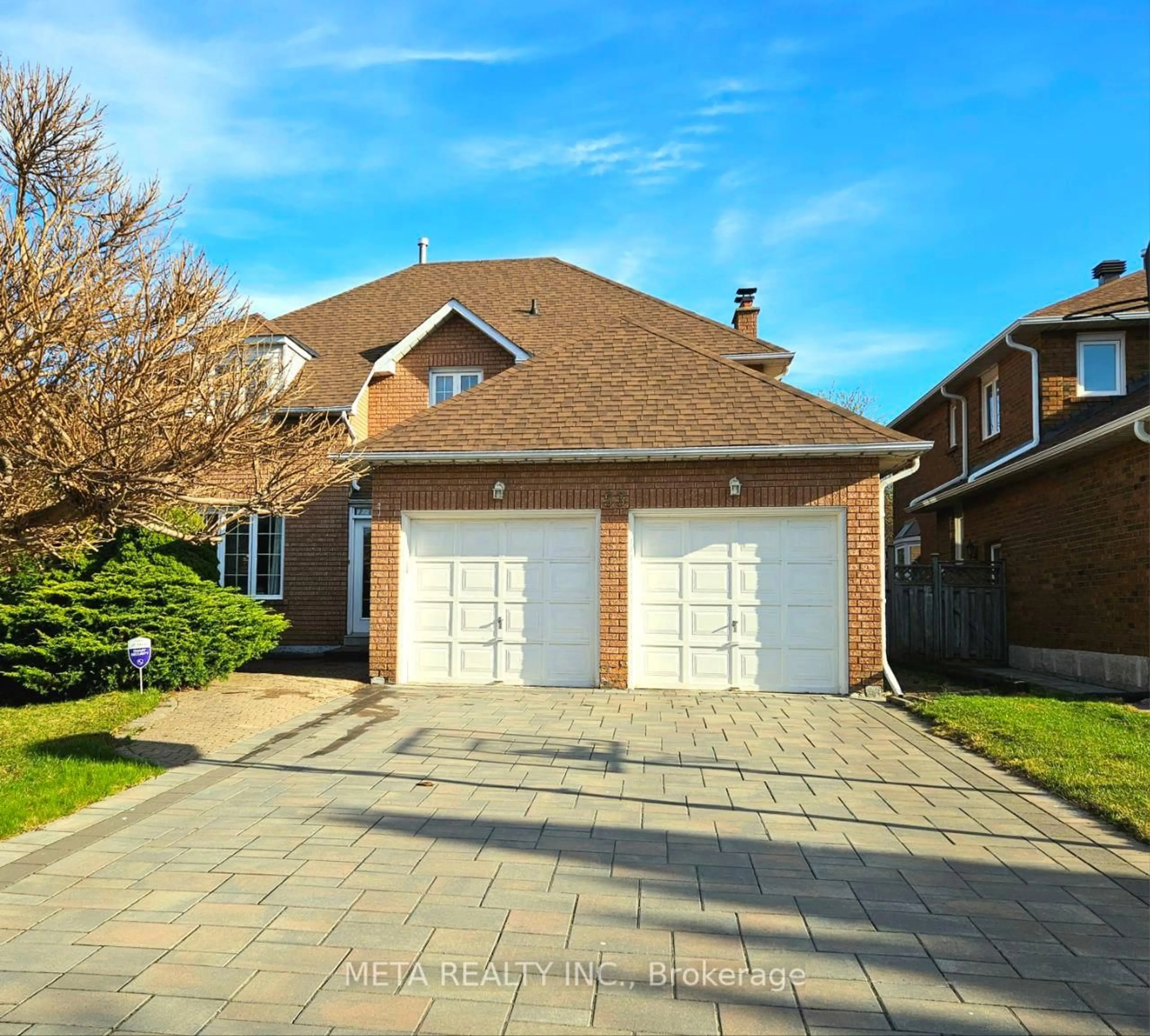 Home with brick exterior material, street for 53 Holbrook Crt, Markham Ontario L3R 7P8
