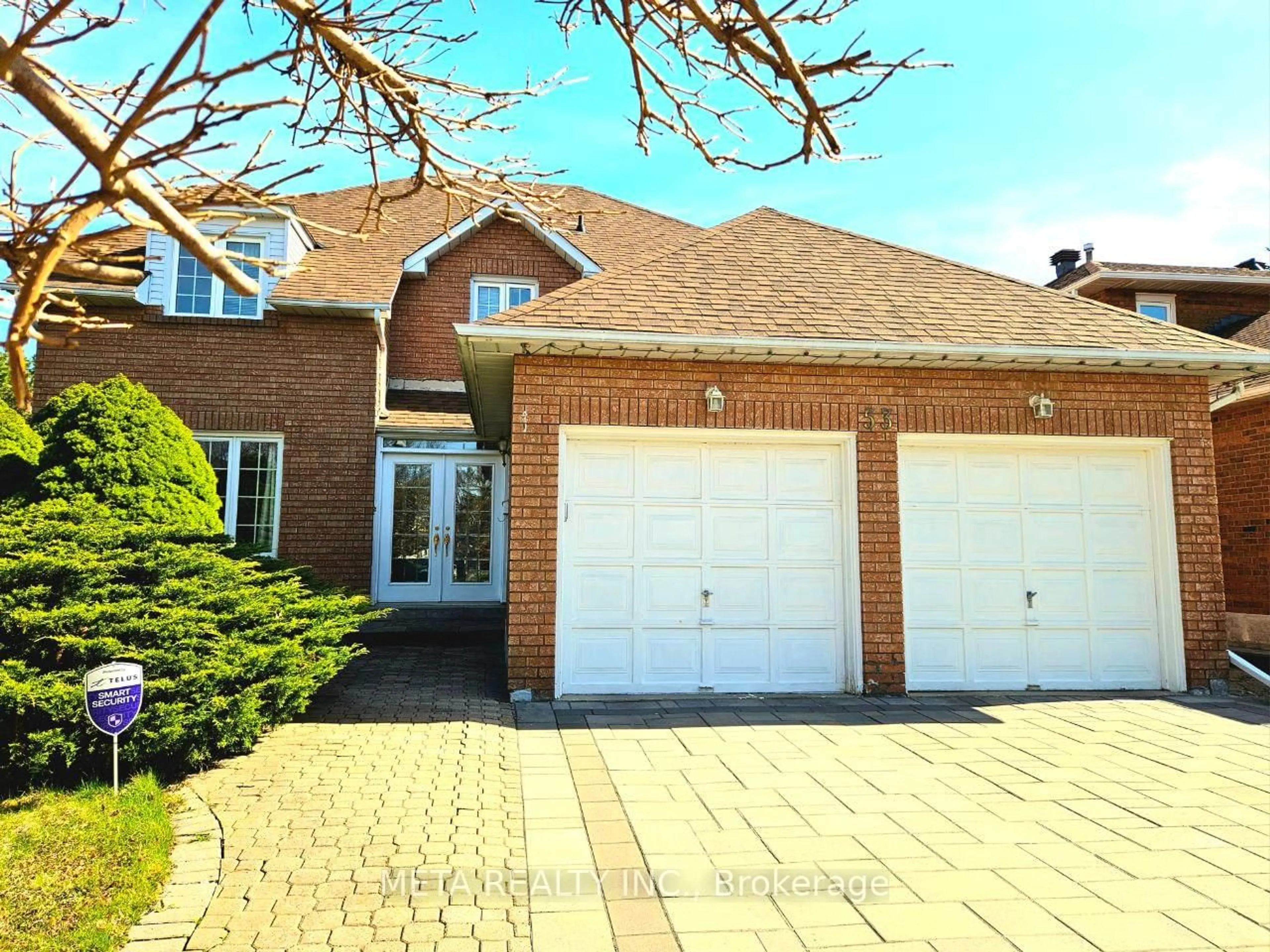 Home with brick exterior material, street for 53 Holbrook Crt, Markham Ontario L3R 7P8