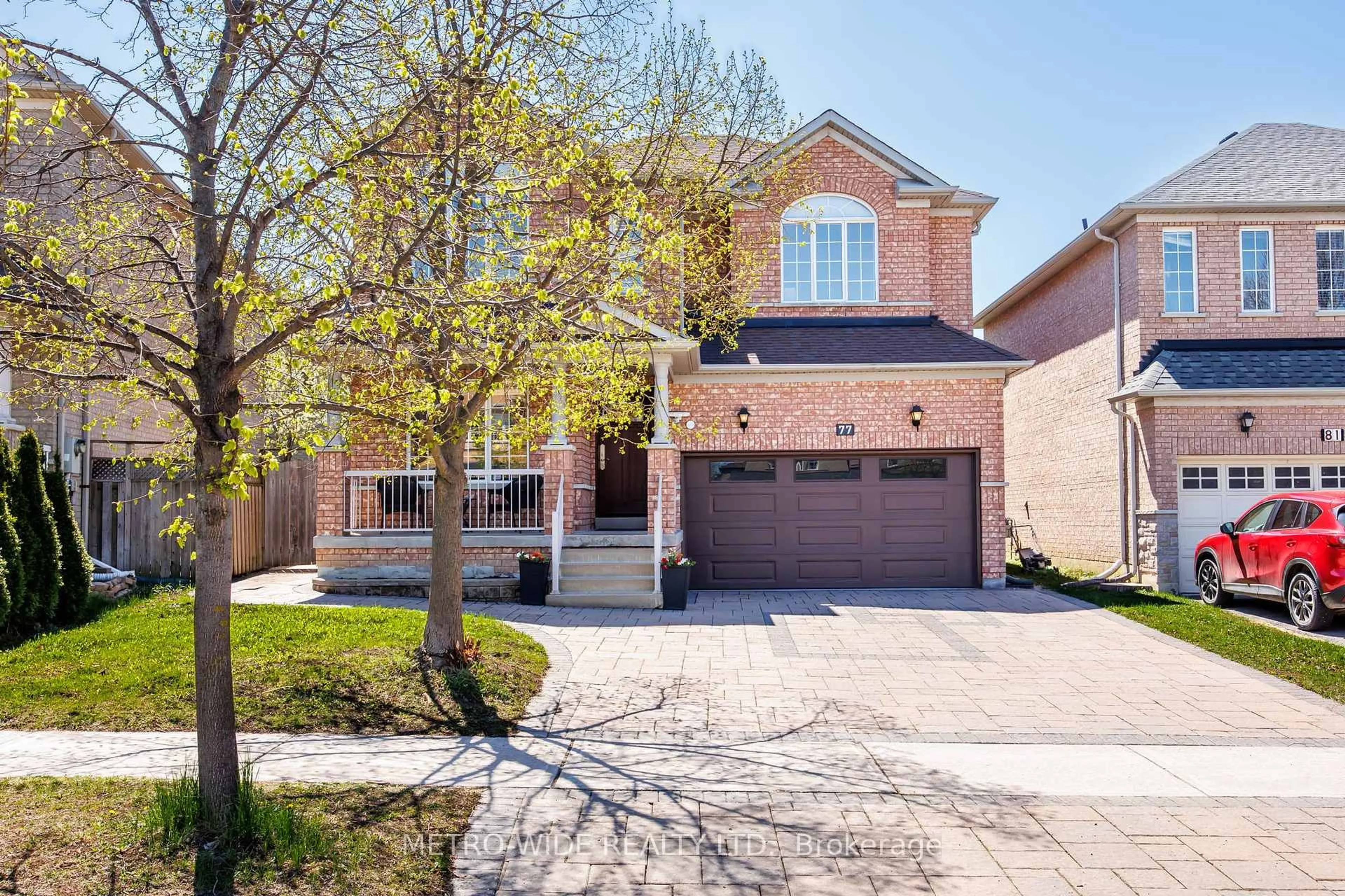 Home with brick exterior material, street for 77 Ten Oaks Blvd, Vaughan Ontario L4K 5G3