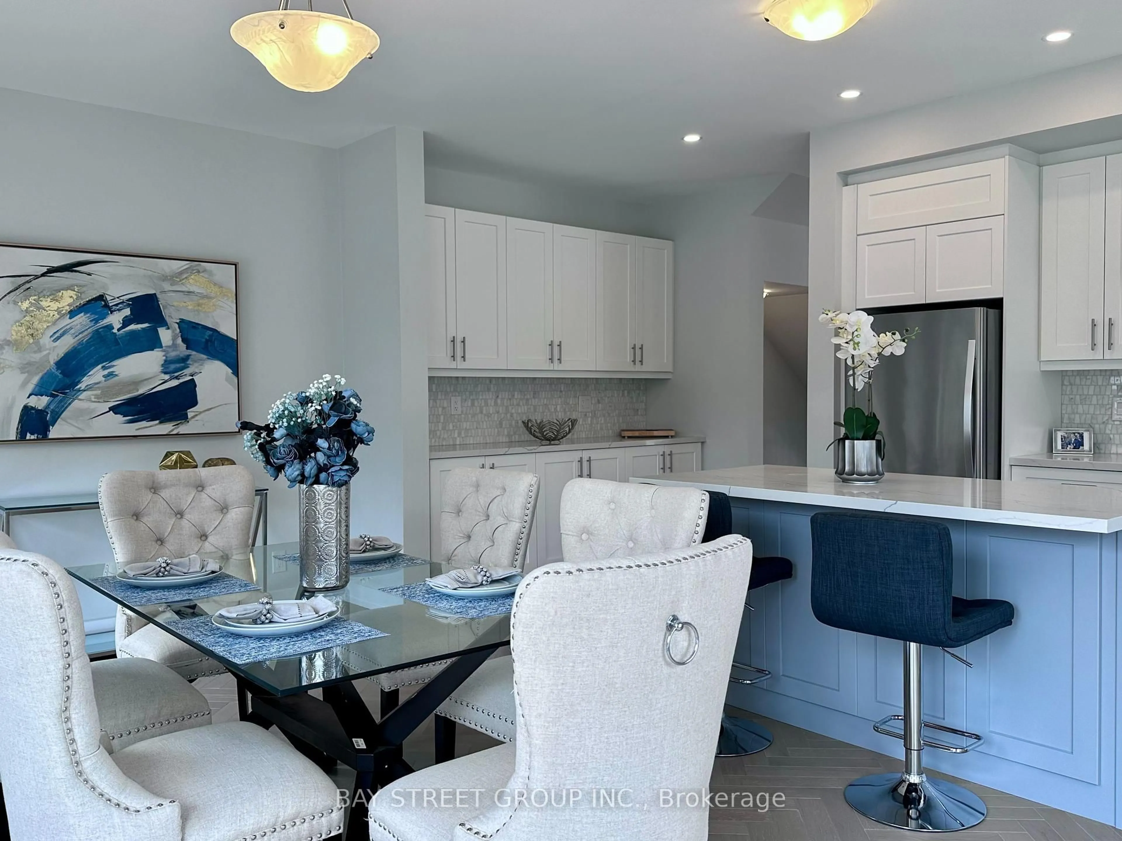Open concept kitchen, ceramic/tile floor for 149 Yorkton Blvd, Markham Ontario L6C 3L7