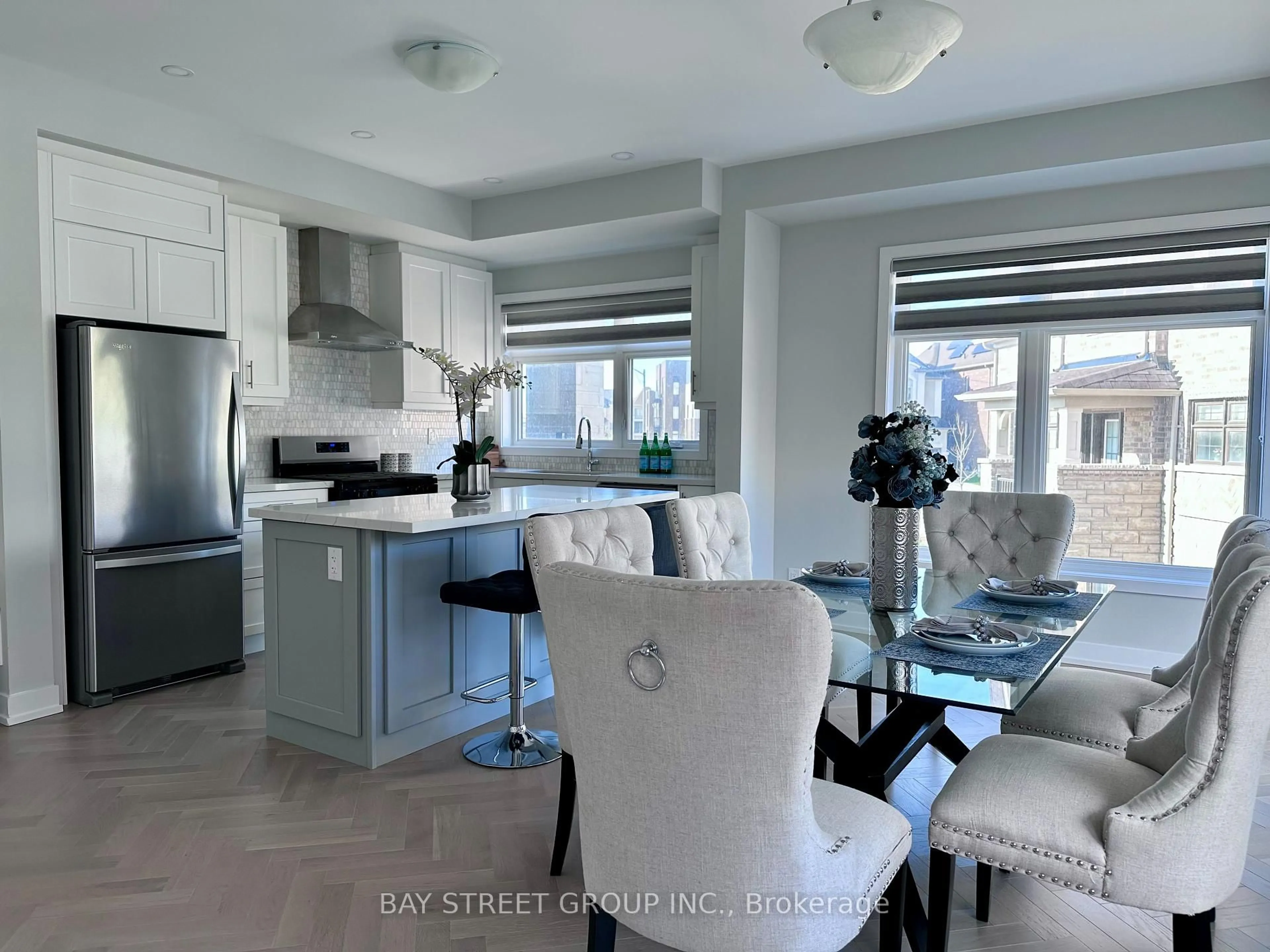 Open concept kitchen, ceramic/tile floor for 149 Yorkton Blvd, Markham Ontario L6C 3L7