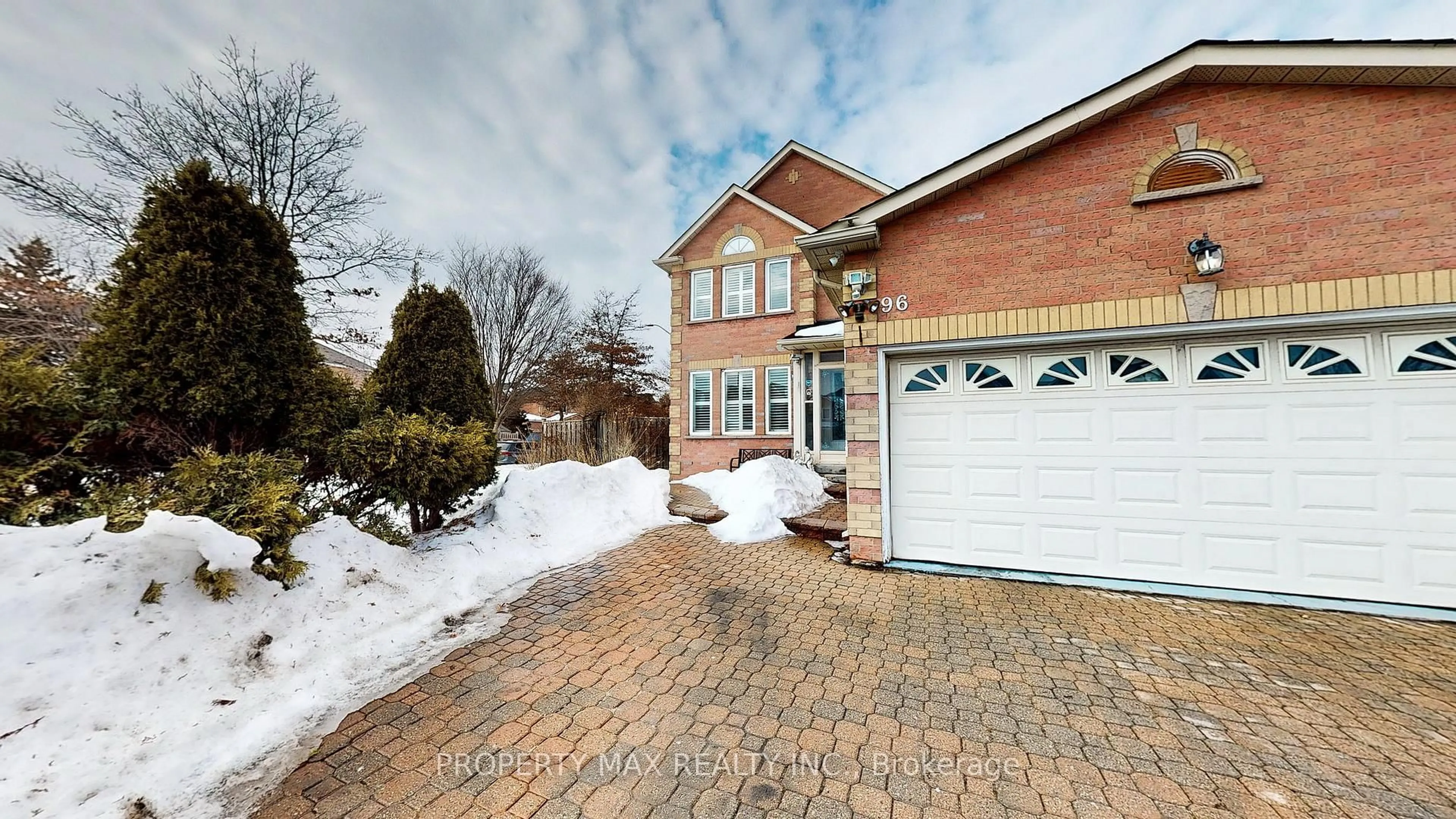 Home with brick exterior material, street for 96 Gillingham Ave, Markham Ontario L3S 3R6