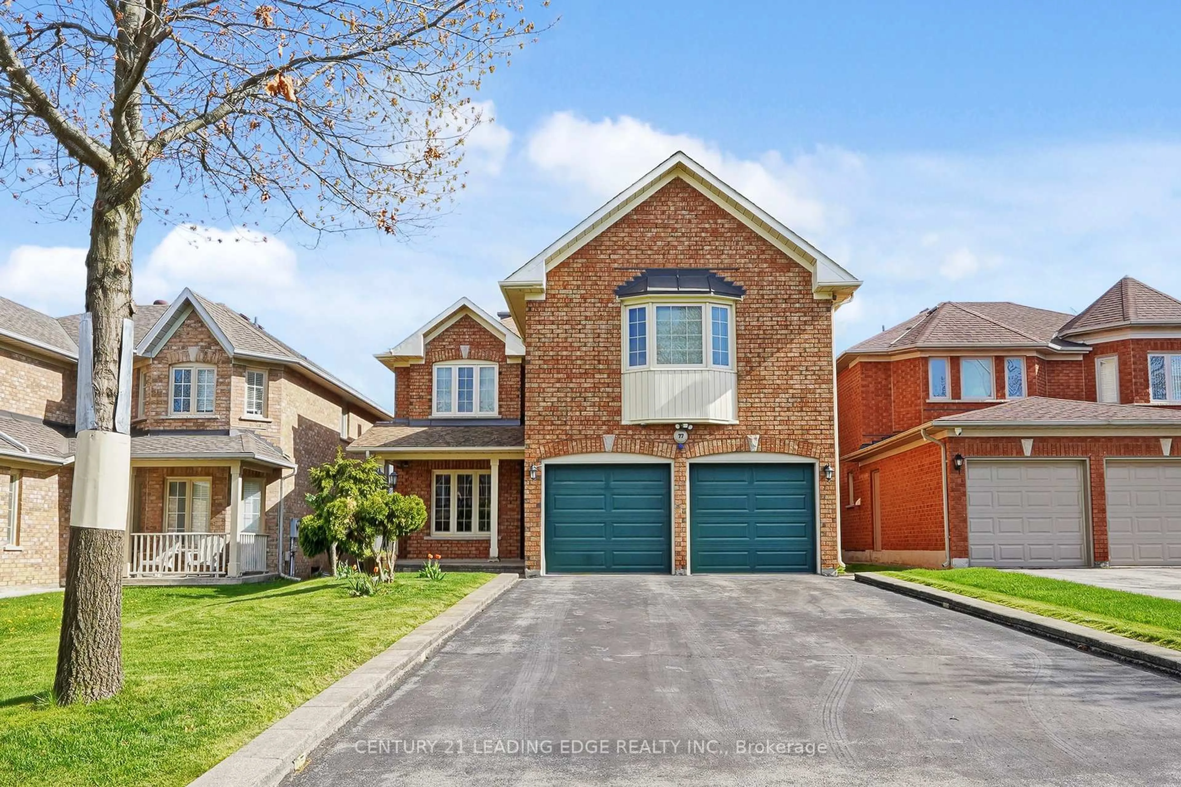 Home with brick exterior material, street for 77 Song Bird Dr, Markham Ontario L3S 3T8