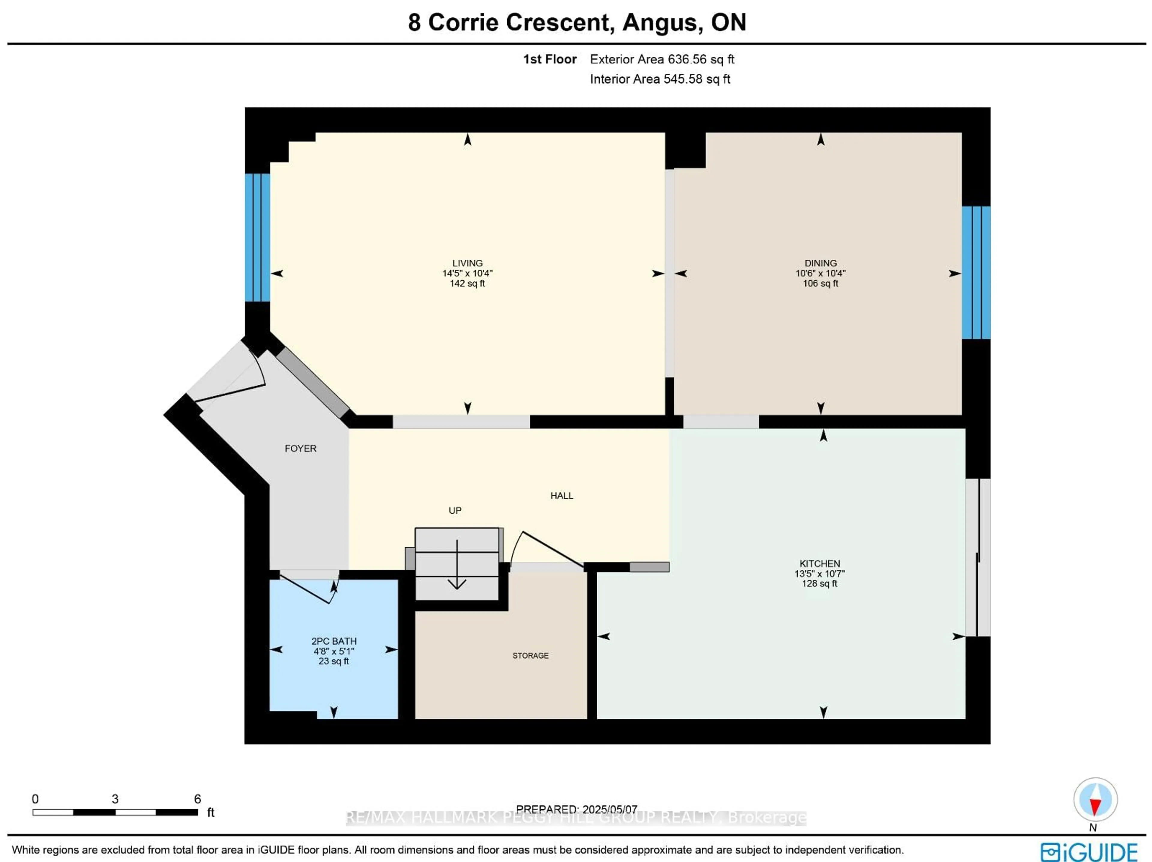 Floor plan for 8 Corrie Cres, Essa Ontario L3W 0K3