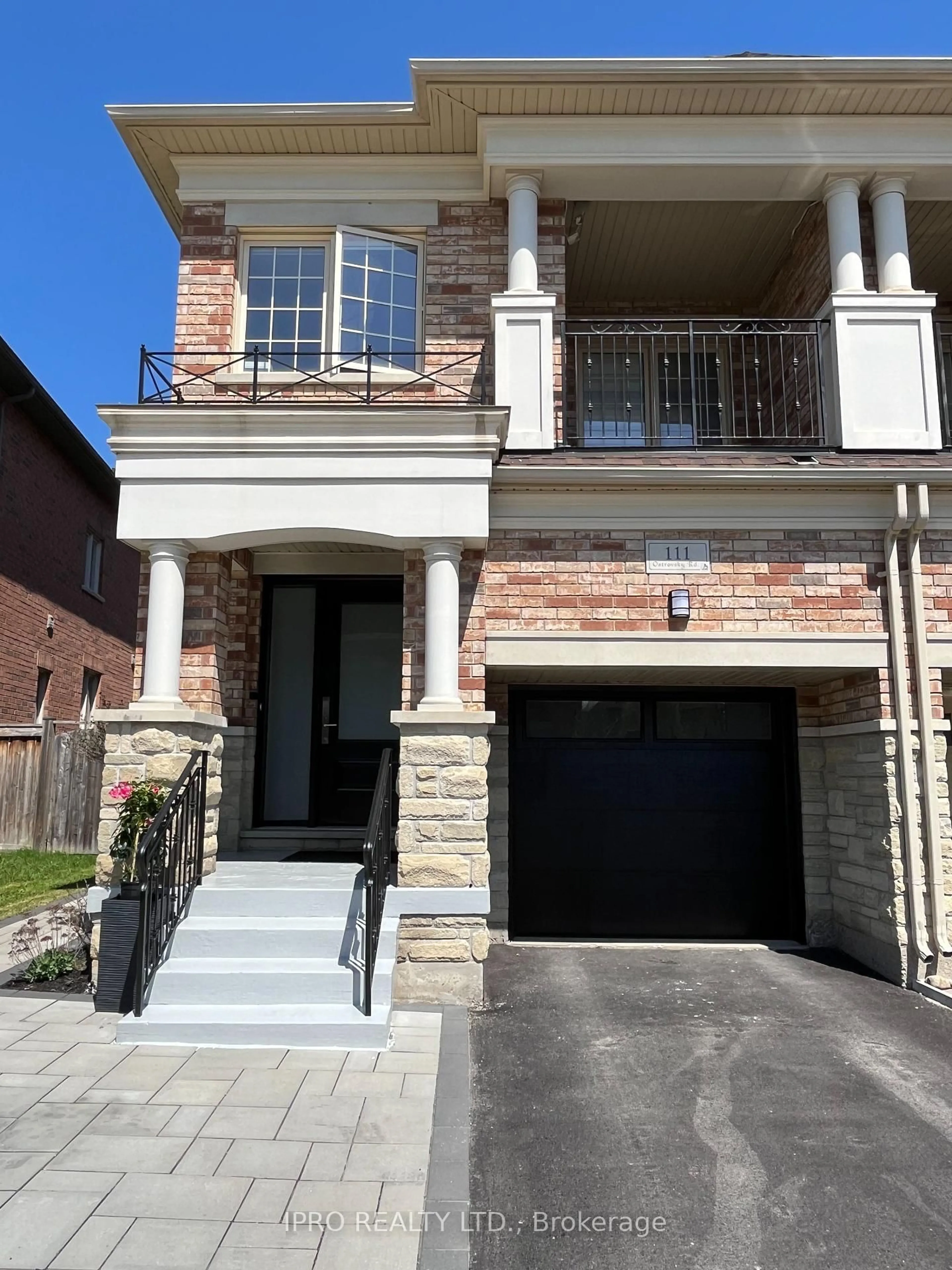 Home with brick exterior material, street for 111 Ostrovsky Rd, Vaughan Ontario L4H 0W1