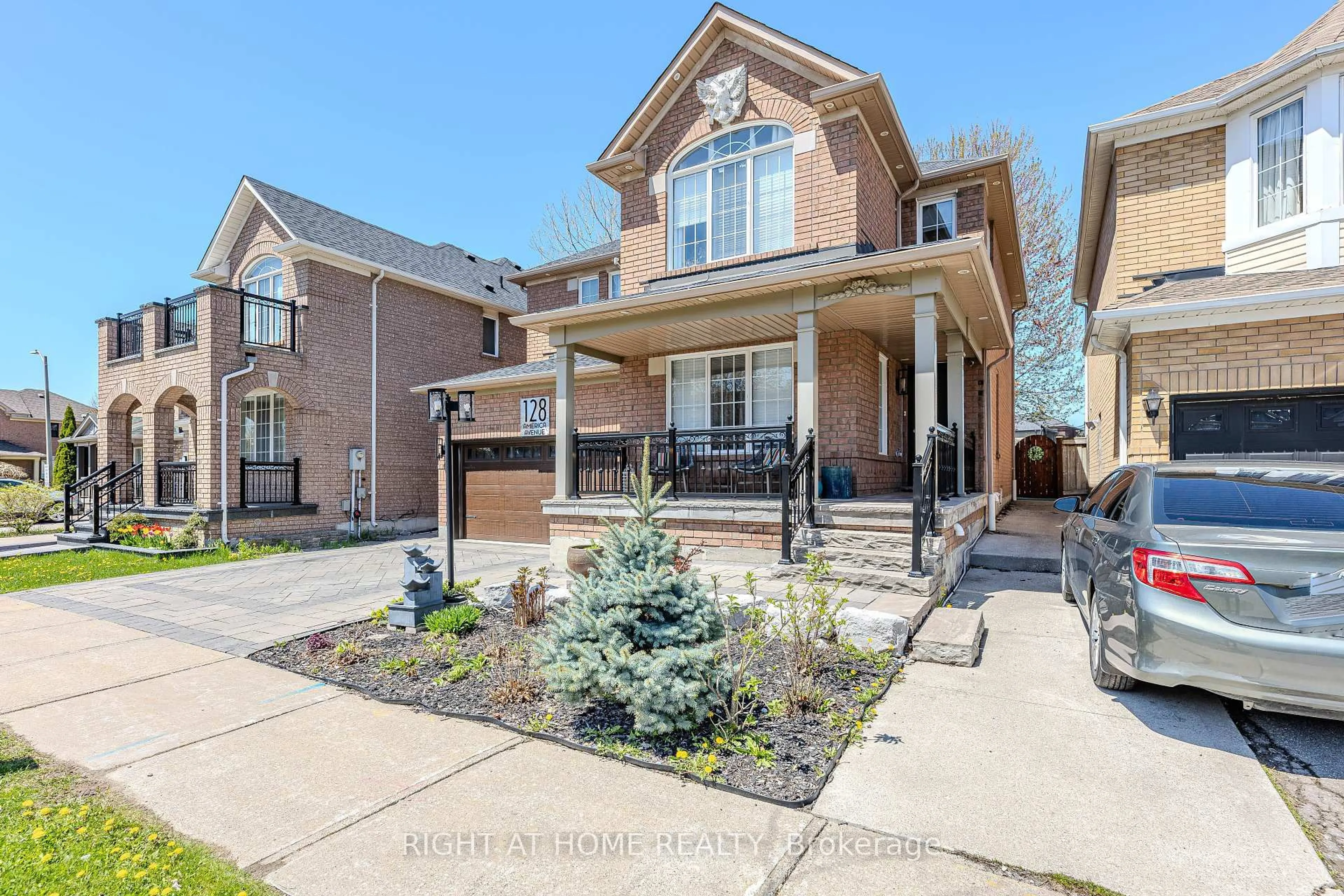 Home with brick exterior material, street for 128 America Ave, Vaughan Ontario L6A 3E7