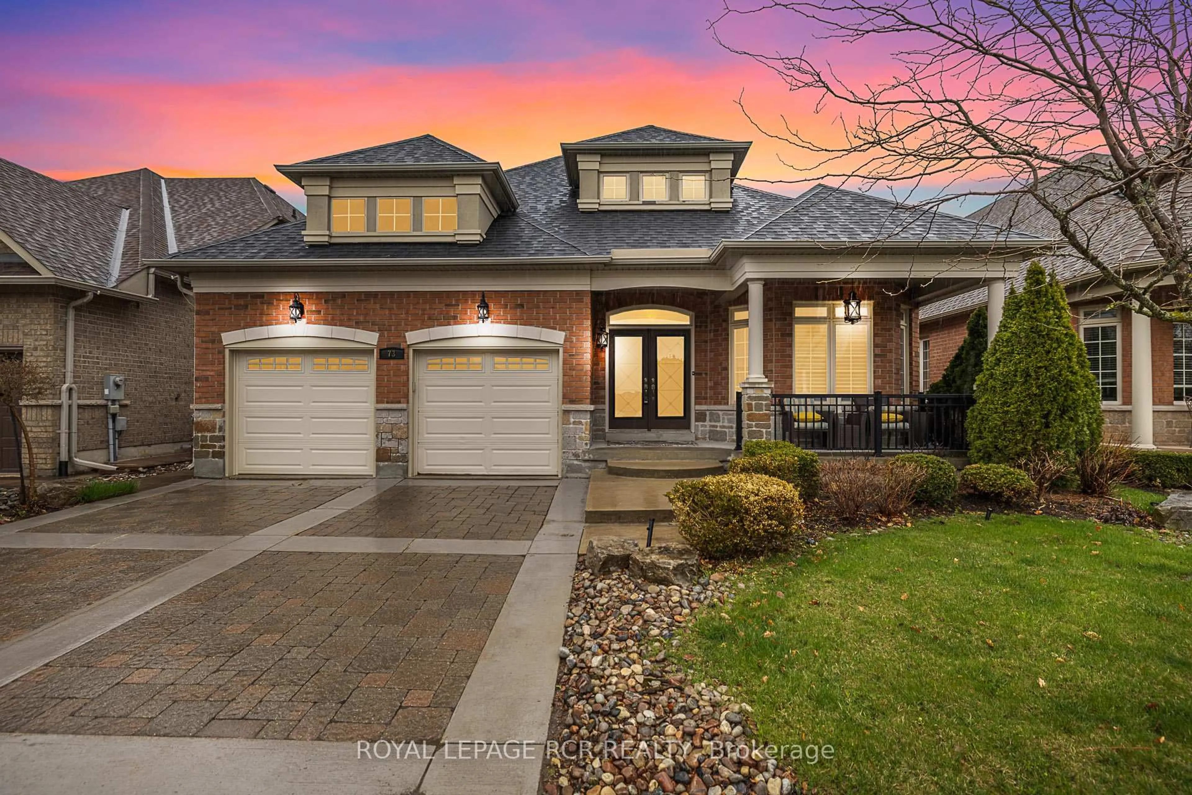 Home with brick exterior material, street for 73 Emerald Heights Dr, Whitchurch-Stouffville Ontario L4A 0C8