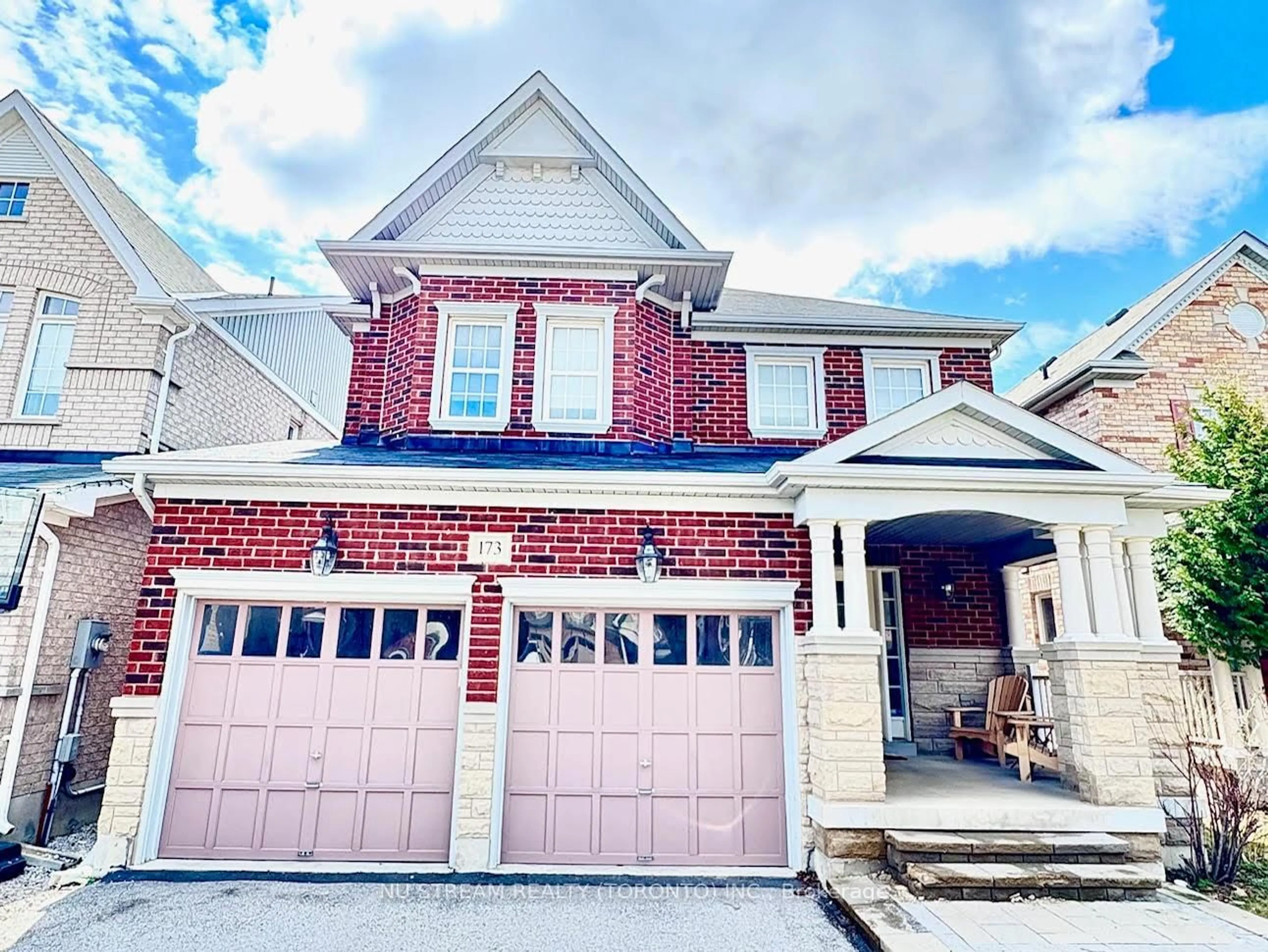 Home with brick exterior material, street for 173 Downy Emerald Dr, Bradford West Gwillimbury Ontario L3Z 0E6