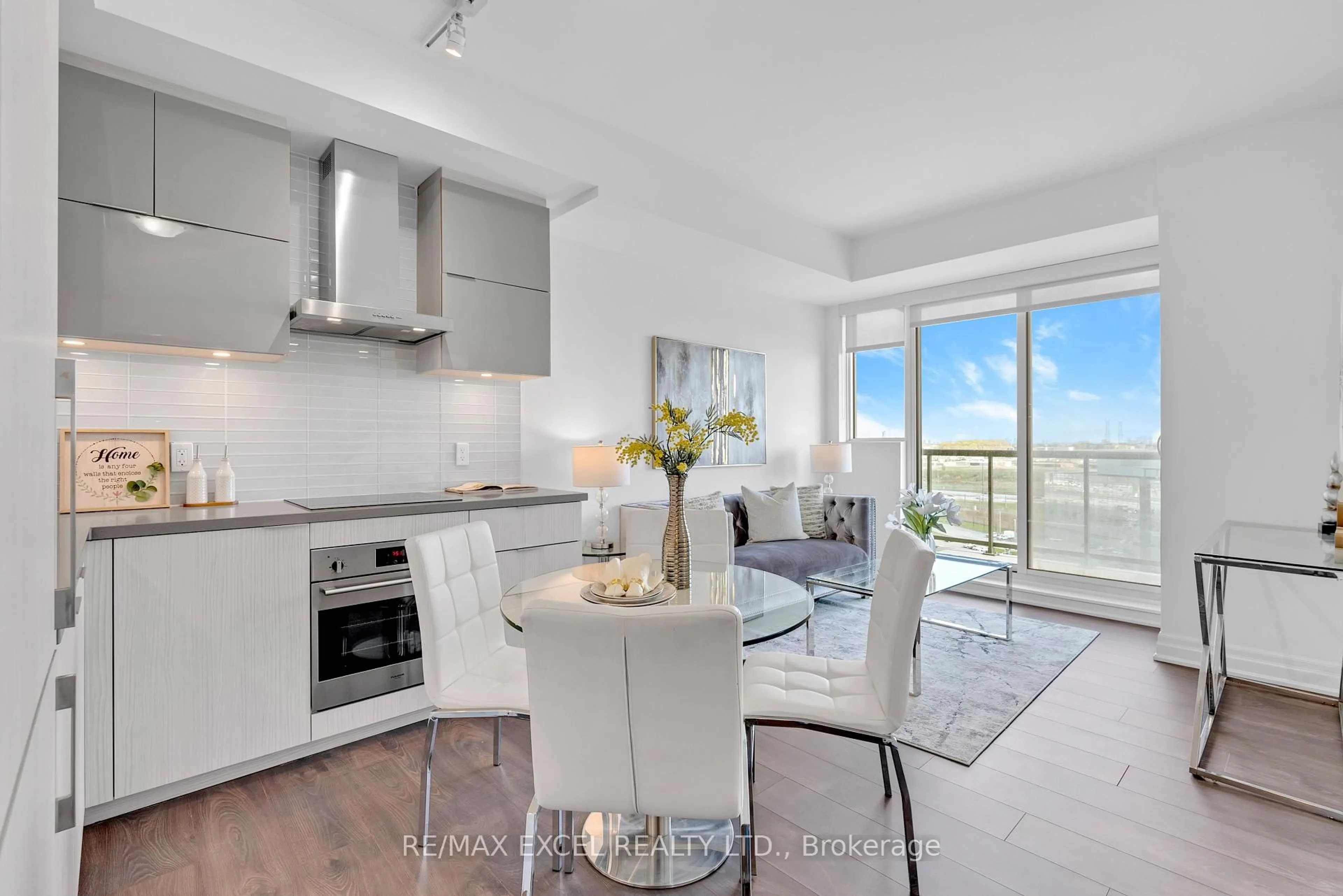 Open concept kitchen, unknown for 10 Rouge Valley Dr #1411, Markham Ontario L6G 0G9