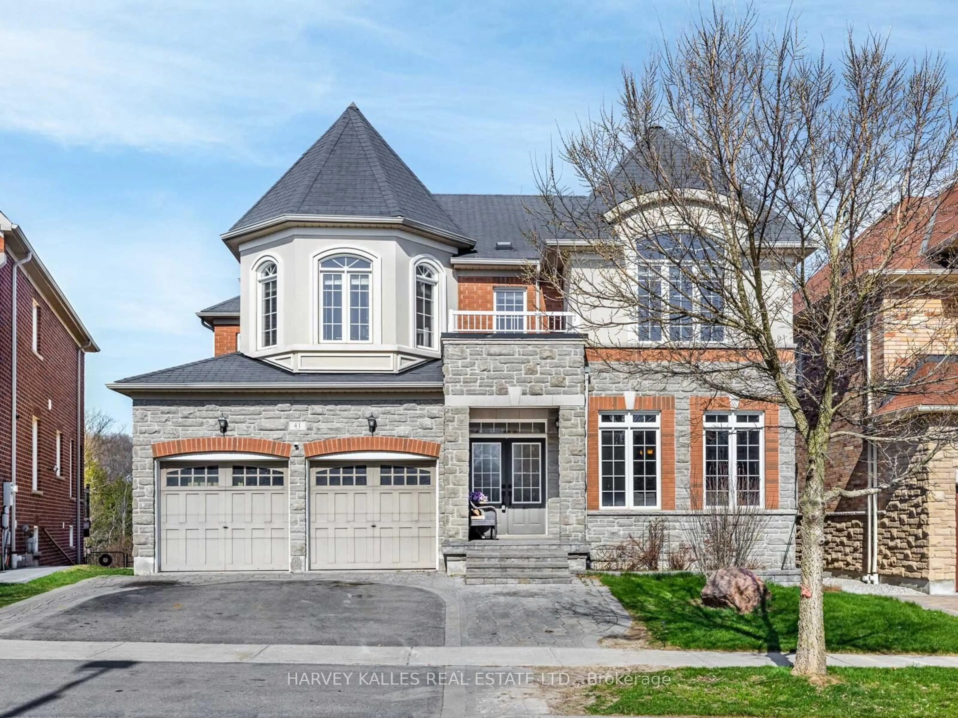 Home with brick exterior material, street for 41 William Bowes Blvd, Vaughan Ontario L6A 4B1