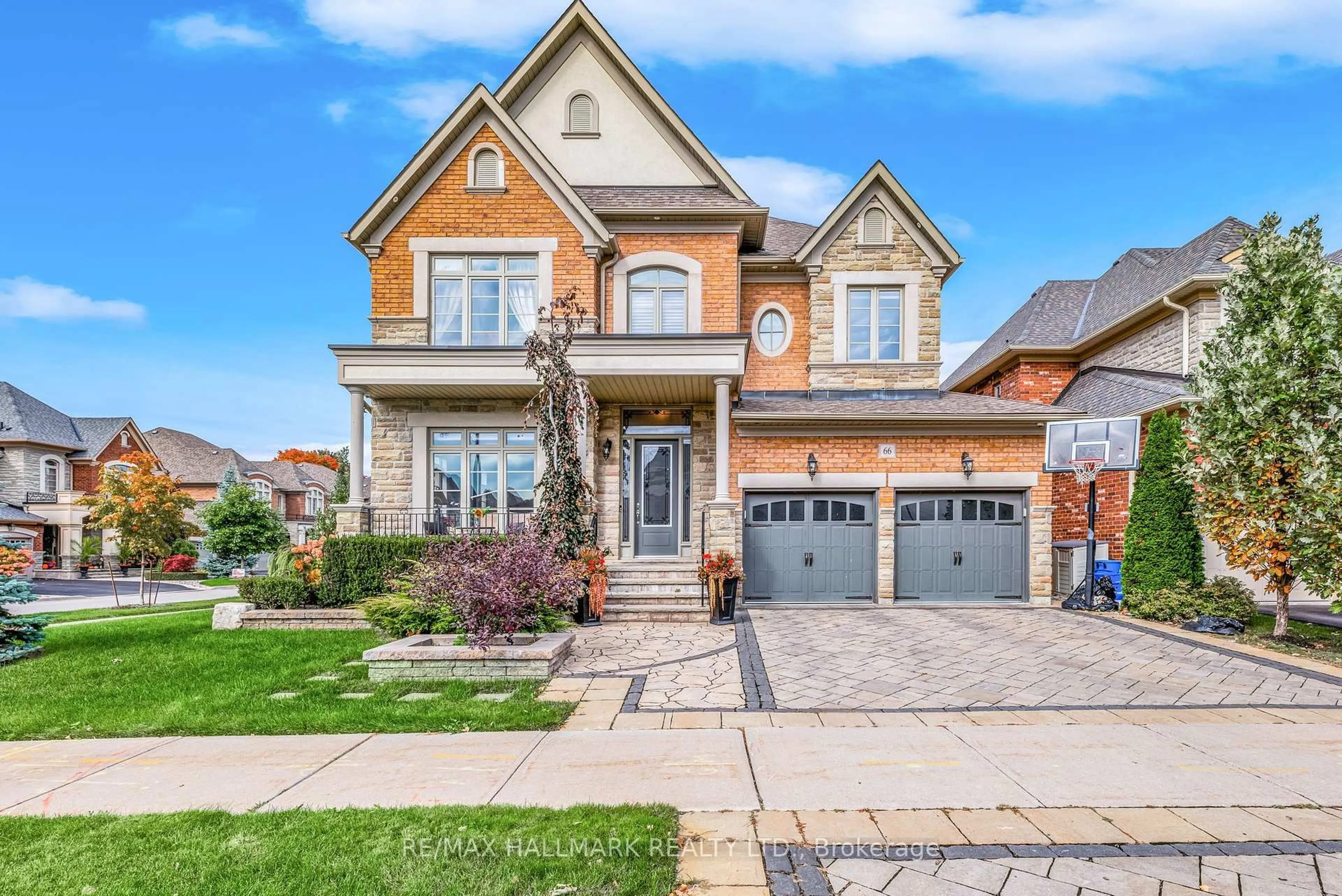 Home with brick exterior material, street for 66 Oldham St, Vaughan Ontario L4H 3N9