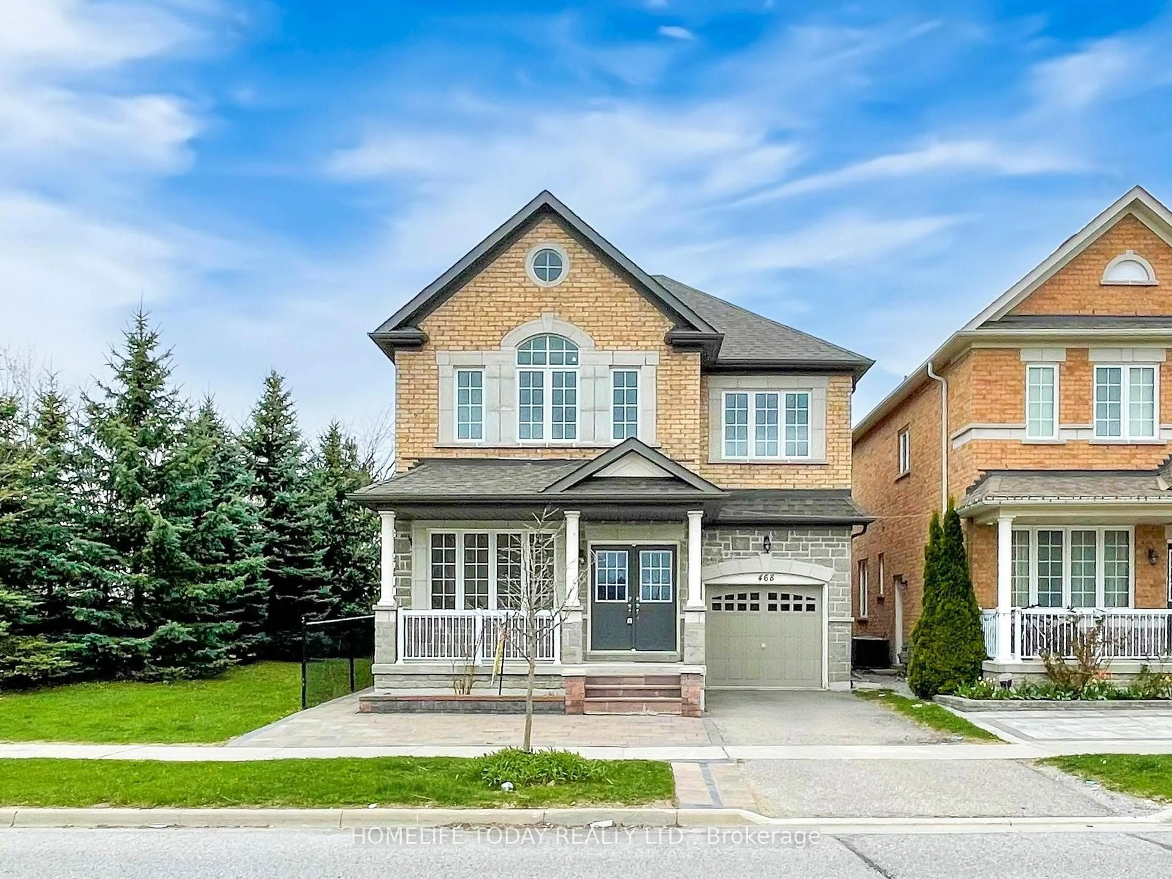 Home with brick exterior material, street for 468 Roy Rainey Ave, Markham Ontario L6E 2H6