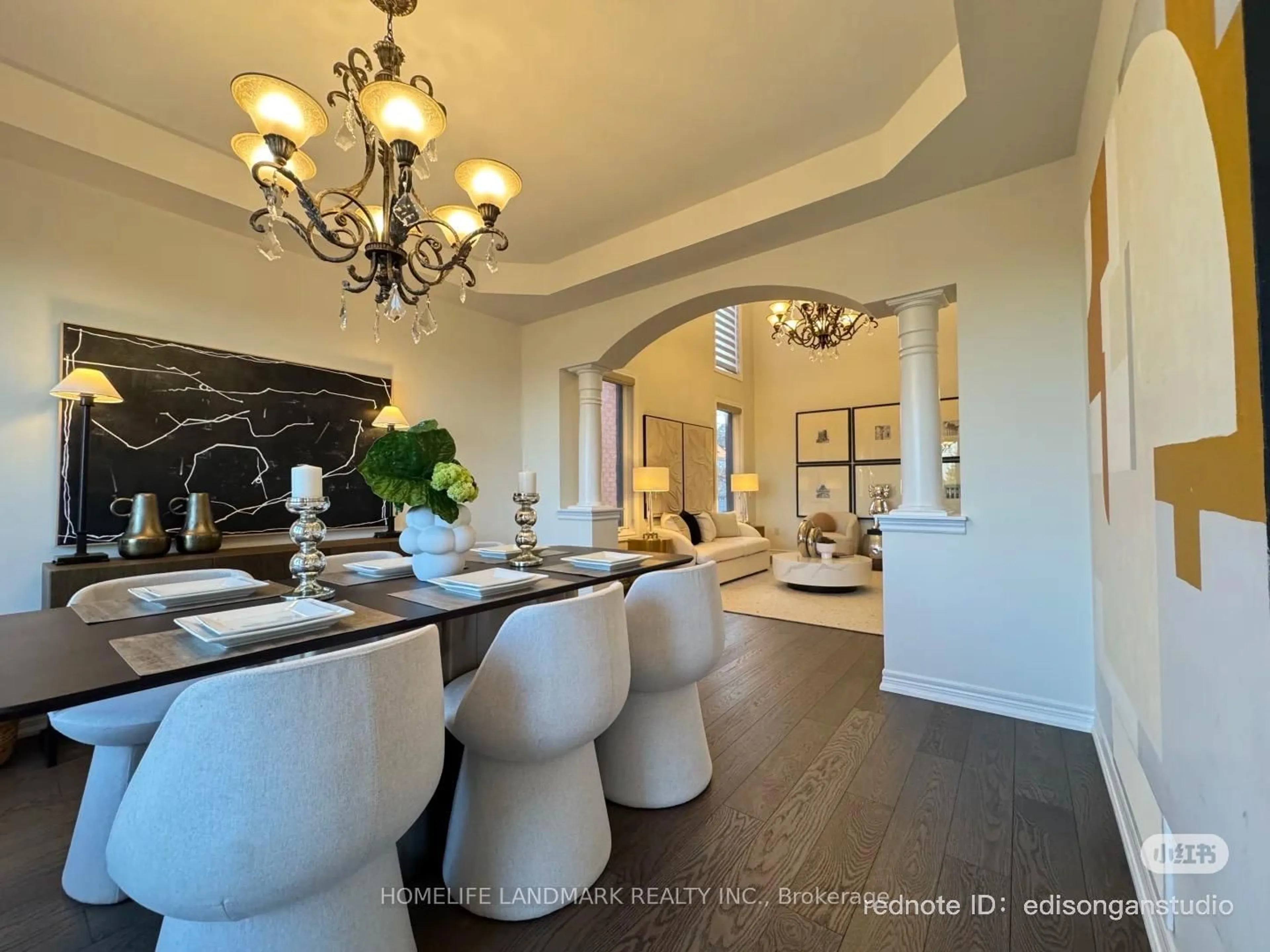 Dining room, ceramic/tile floor for 106 Ravine Edge Dr, Richmond Hill Ontario L4E 4J6