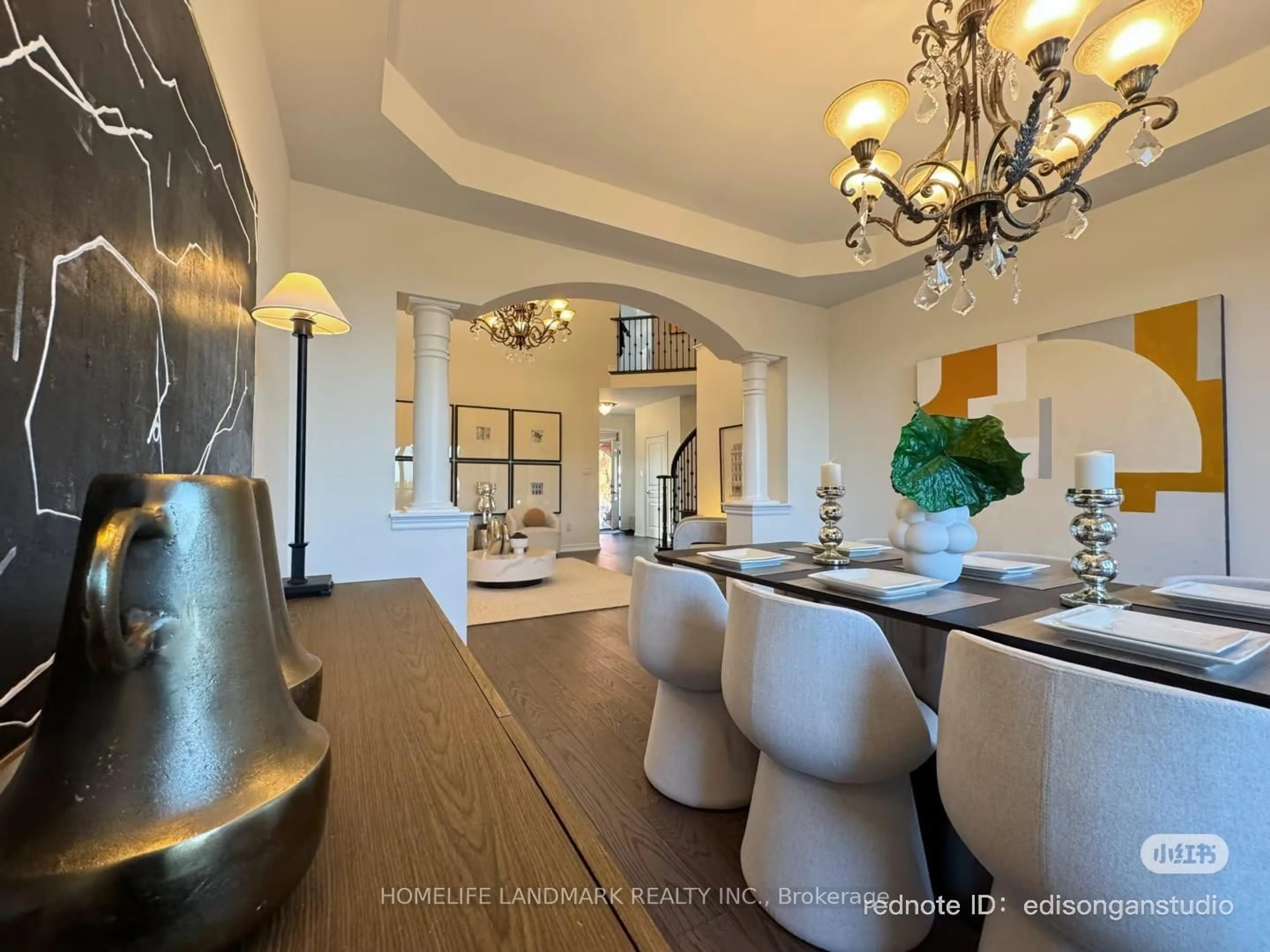 Dining room, ceramic/tile floor for 106 Ravine Edge Dr, Richmond Hill Ontario L4E 4J6