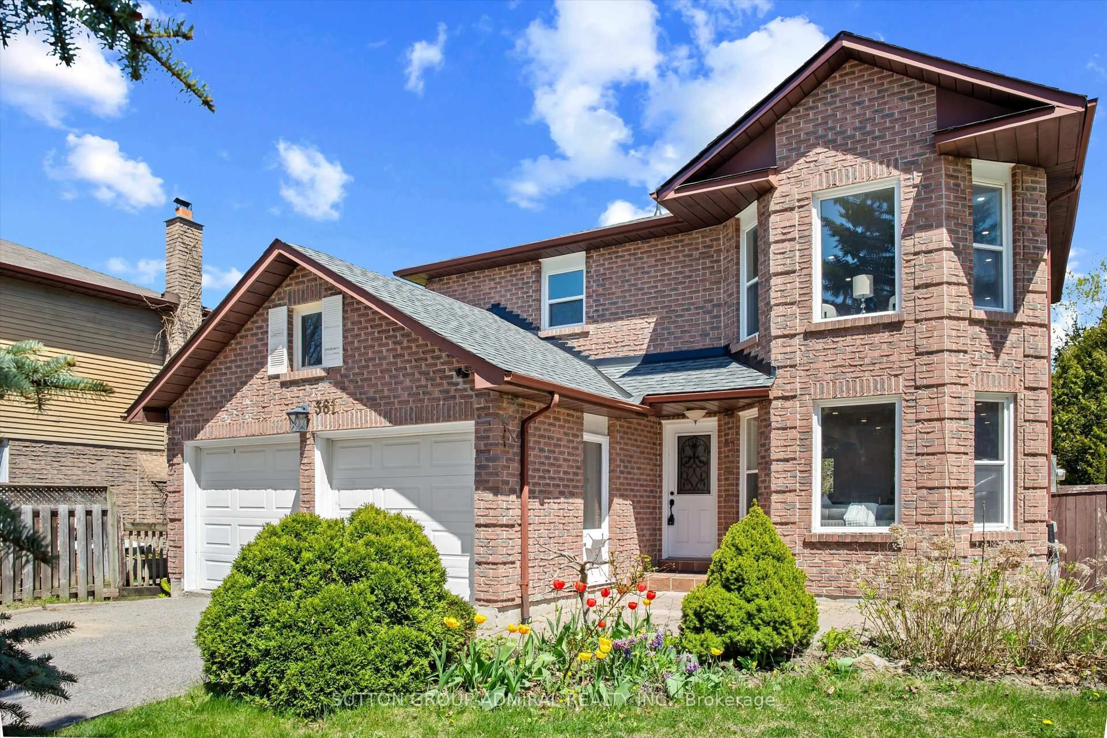 Home with brick exterior material, street for 361 Harewood Blvd, Newmarket Ontario L3Y 6S5