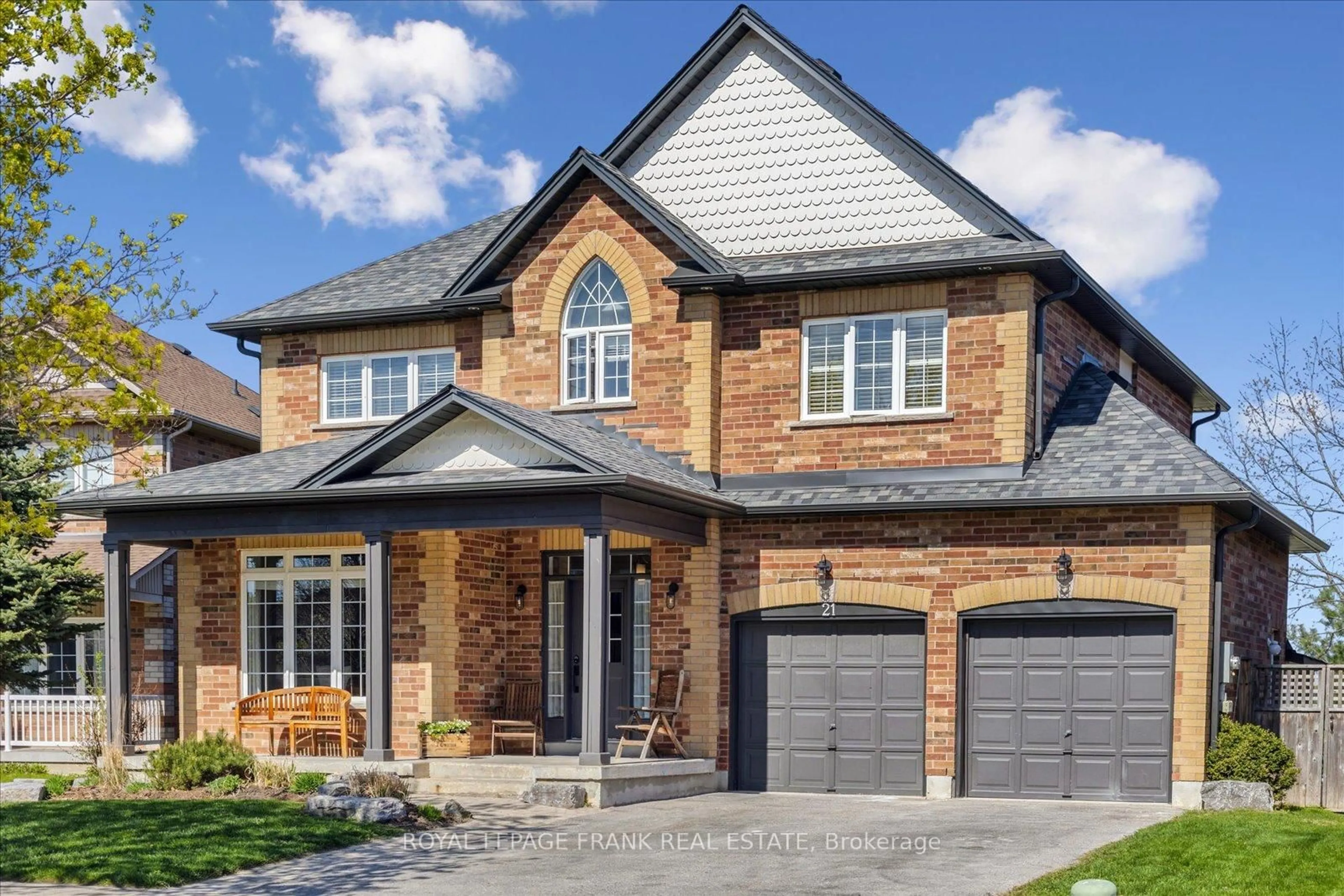 Home with brick exterior material, street for 21 Brownscombe Cres, Uxbridge Ontario L9P 1Y1